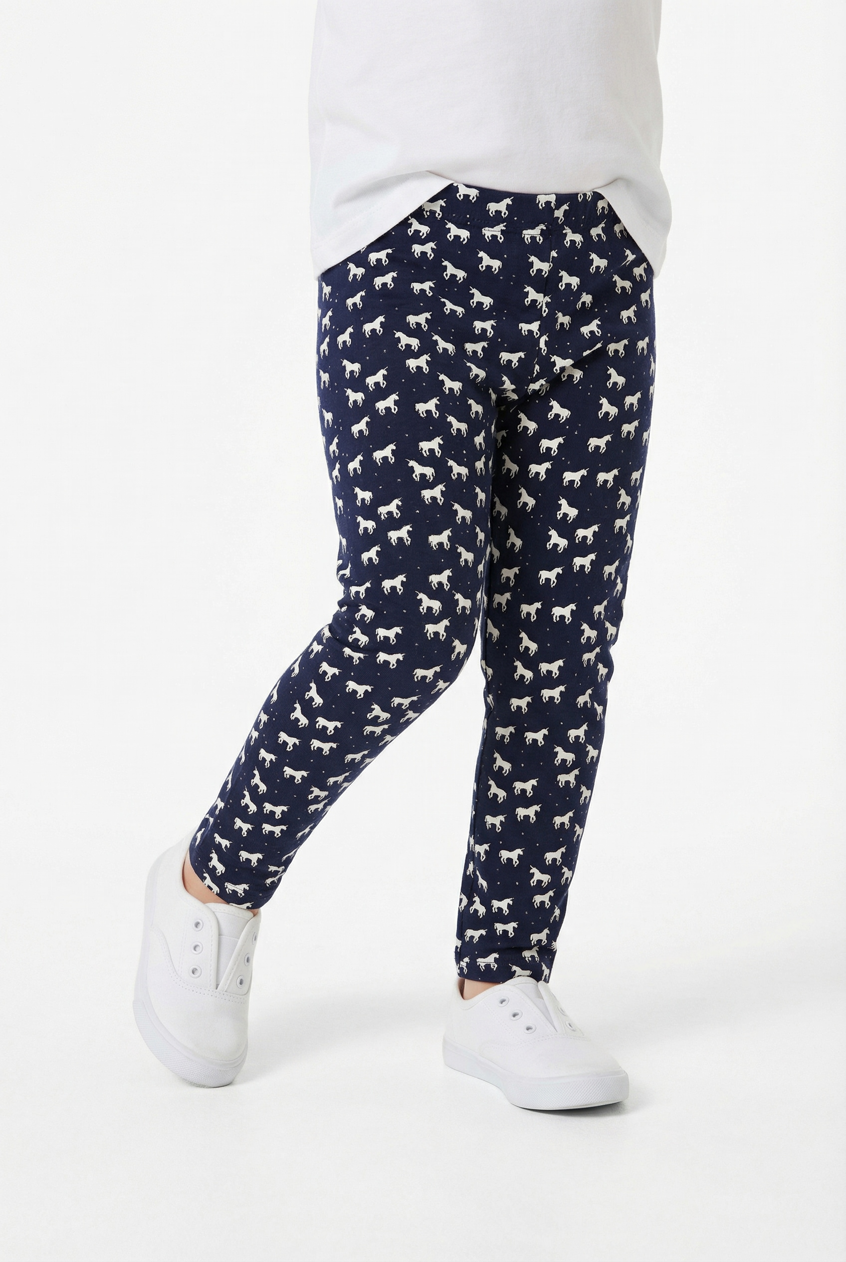 happy girls Sweatleggings  im tollen Einhorn-Alloverprint