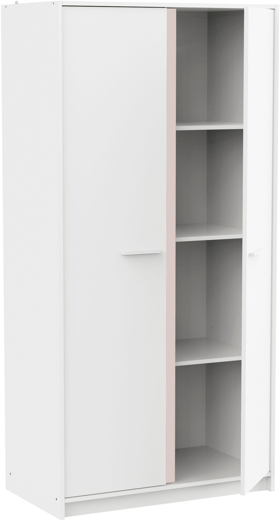 Demeyere GROUP Armoire pour enfants »REVERSO, mit rosa oder dunklem Kontrast durch drehbare Paneele« L/H/P env. 88,5/181/50 cm,  2 tringles à vêtements, 3 étagères, Made in France