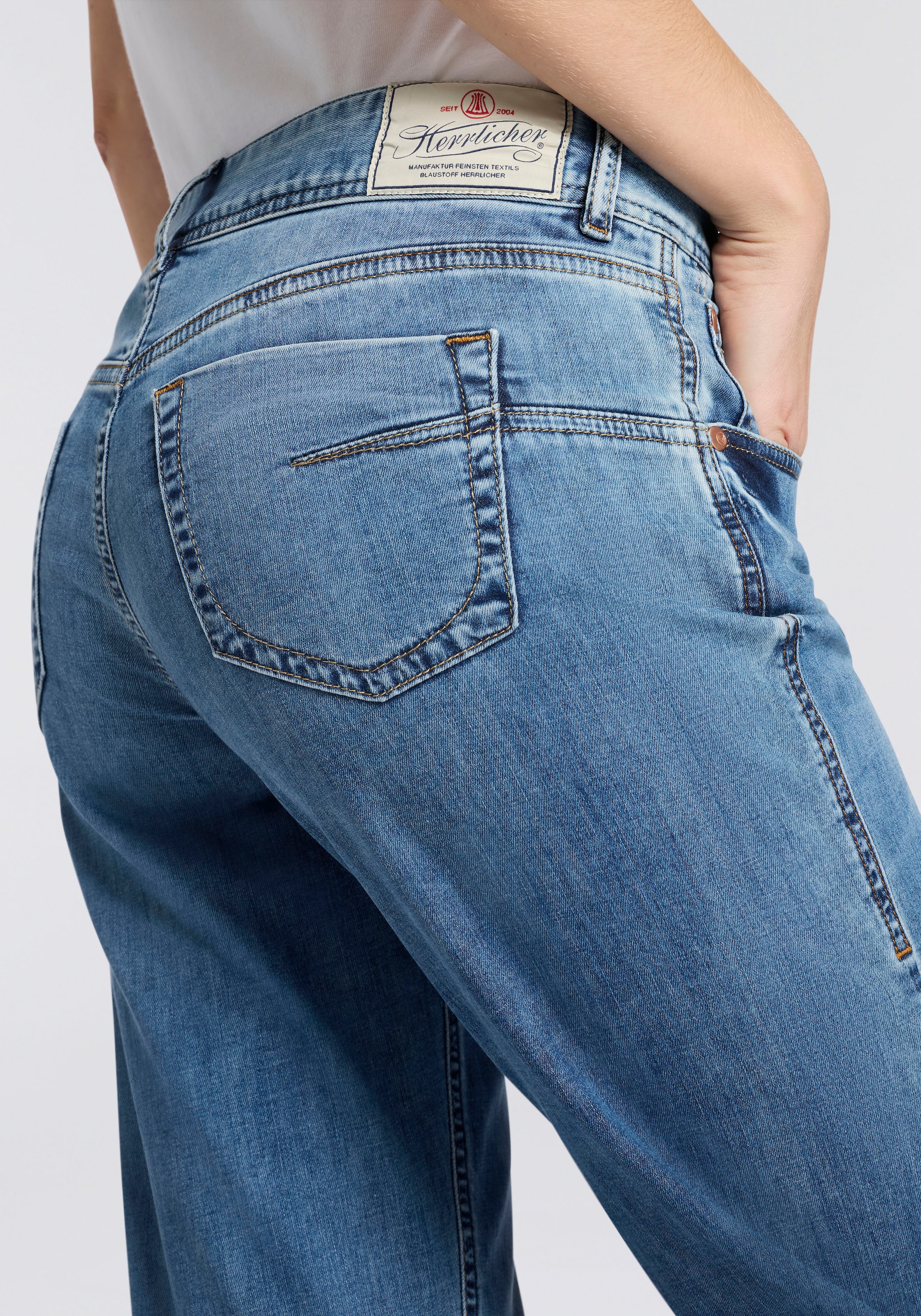 Herrlicher 5-Pocket-Jeans »Edna Denim Light« im Flared Fit
