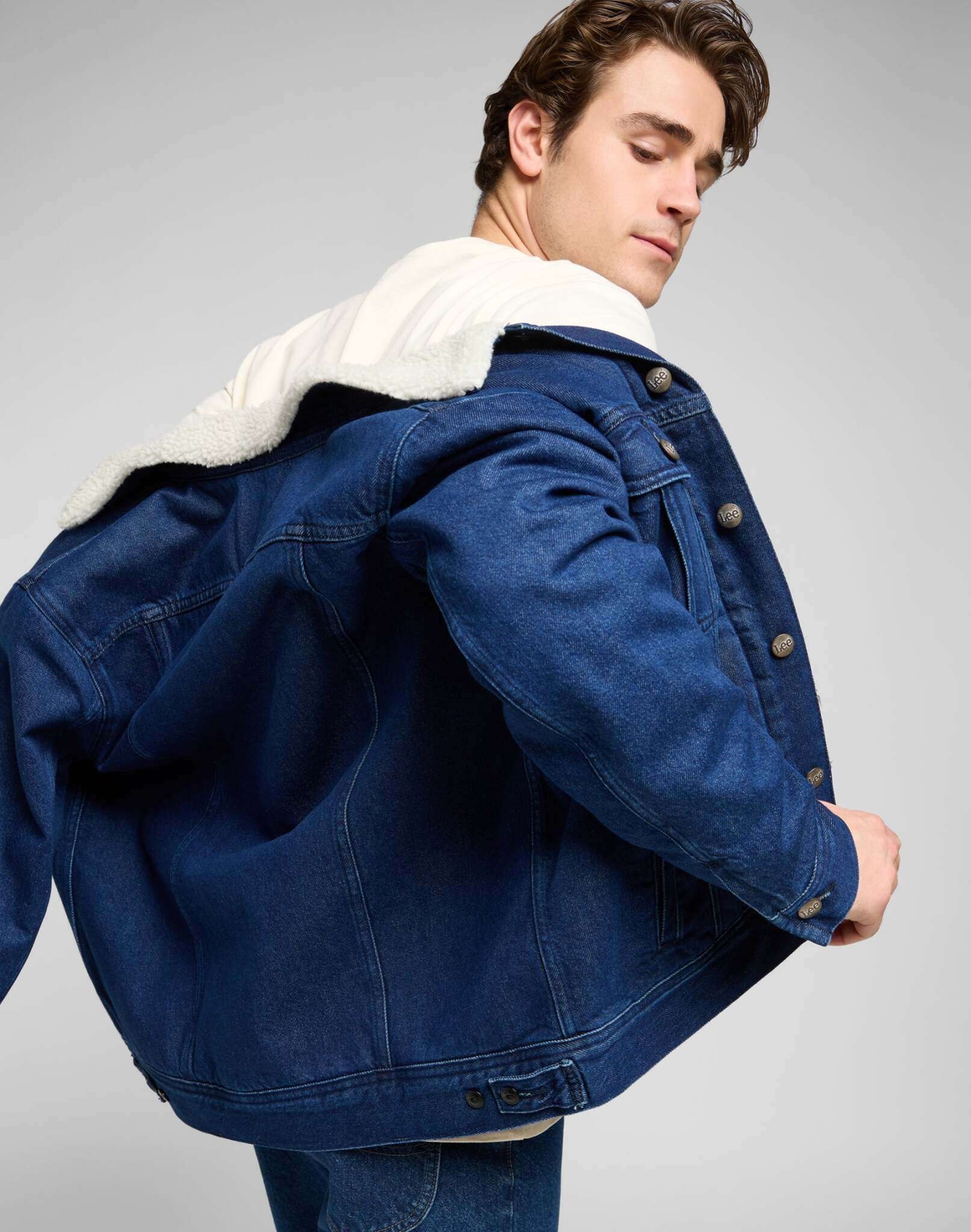 Lee® Veste en jean »Lee Jeansjacke Sherpa Jacket«