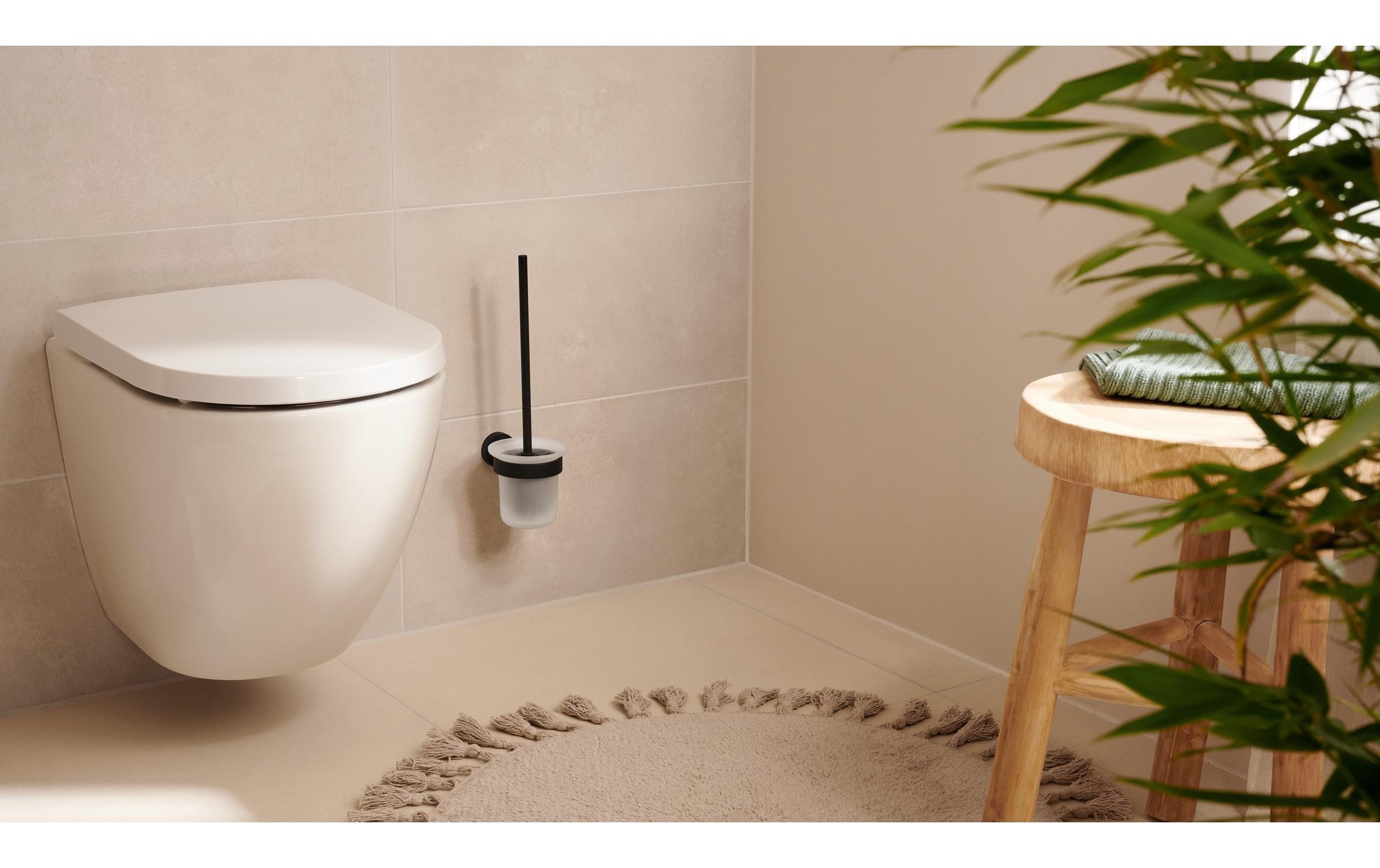 tesa WC-Garnitur »Schwarz« aus Metall