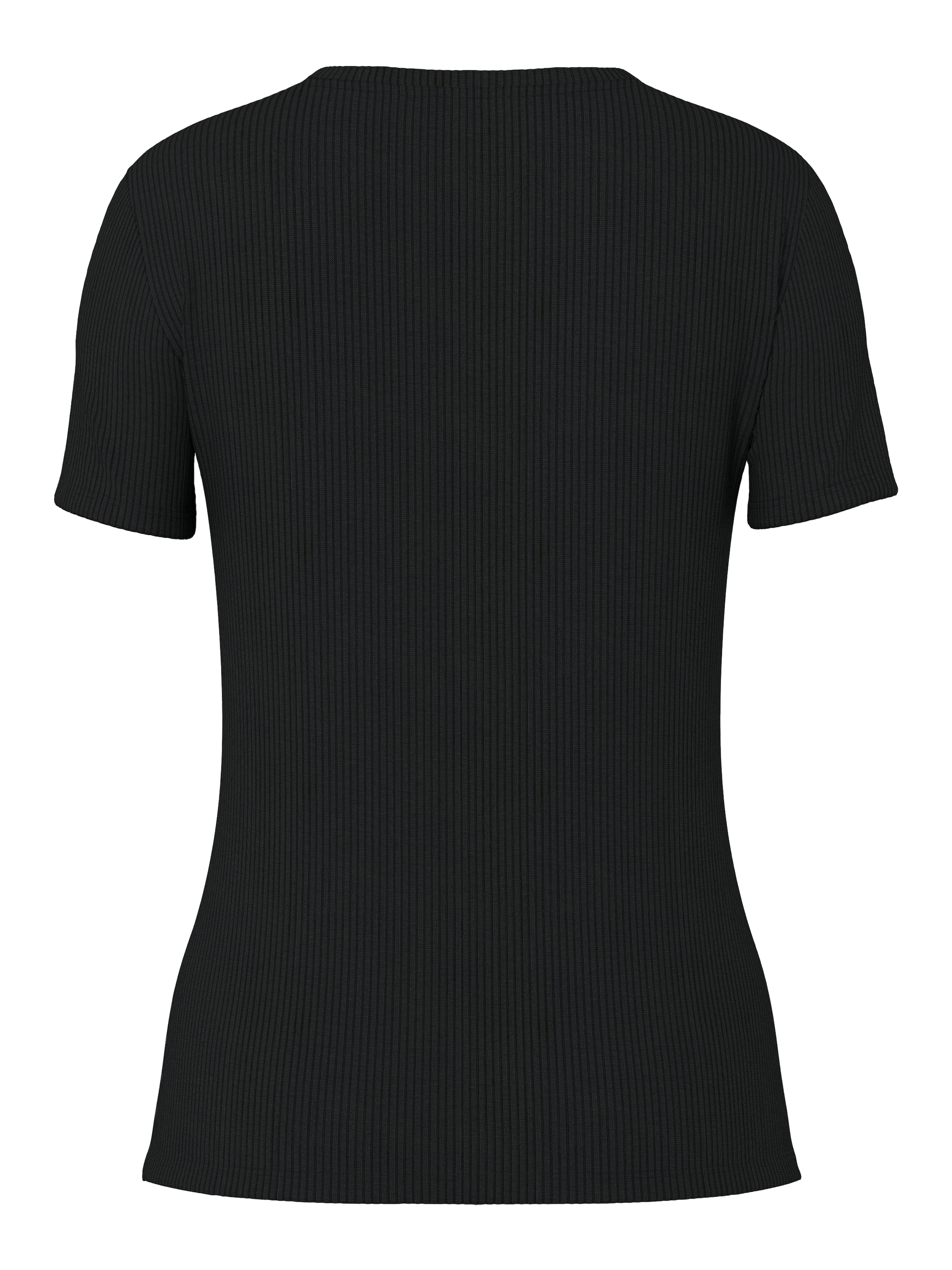 pieces T-shirt à manches courtes »PCRUKA SS TOP JRS NOOS BC« mit gerippter Struktur