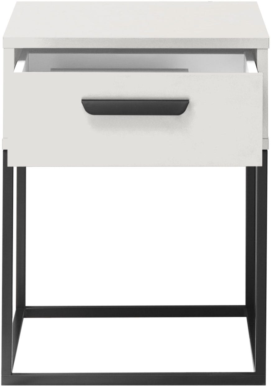 Schlafkontor Table de nuit »Suna Kommode, Nachttisch, Nachtschrank« auf Metallgestell