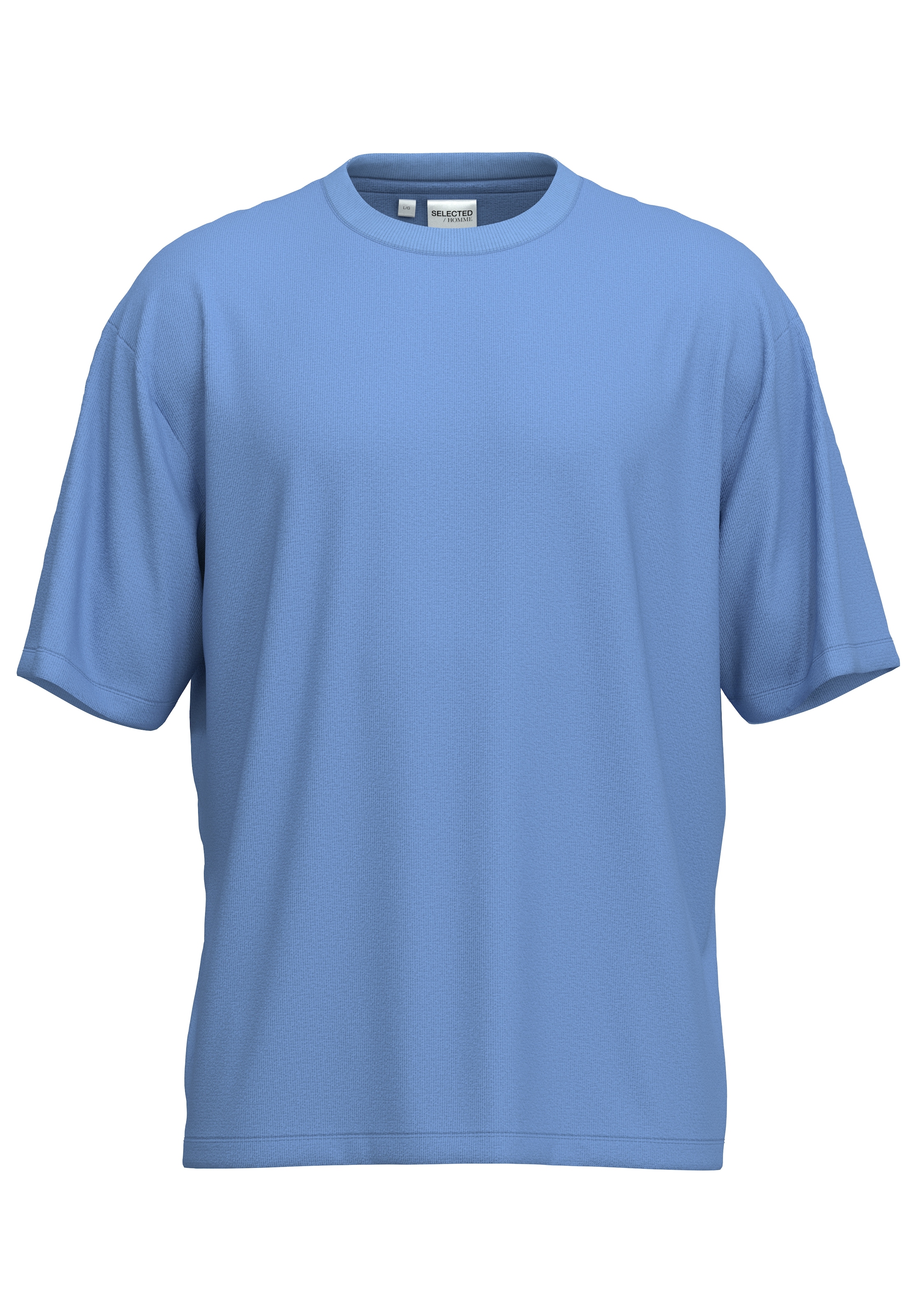 SELECTED Shirt à col rond »SLHLOOSEOSCAR SS O-NECK TEE NOOS«