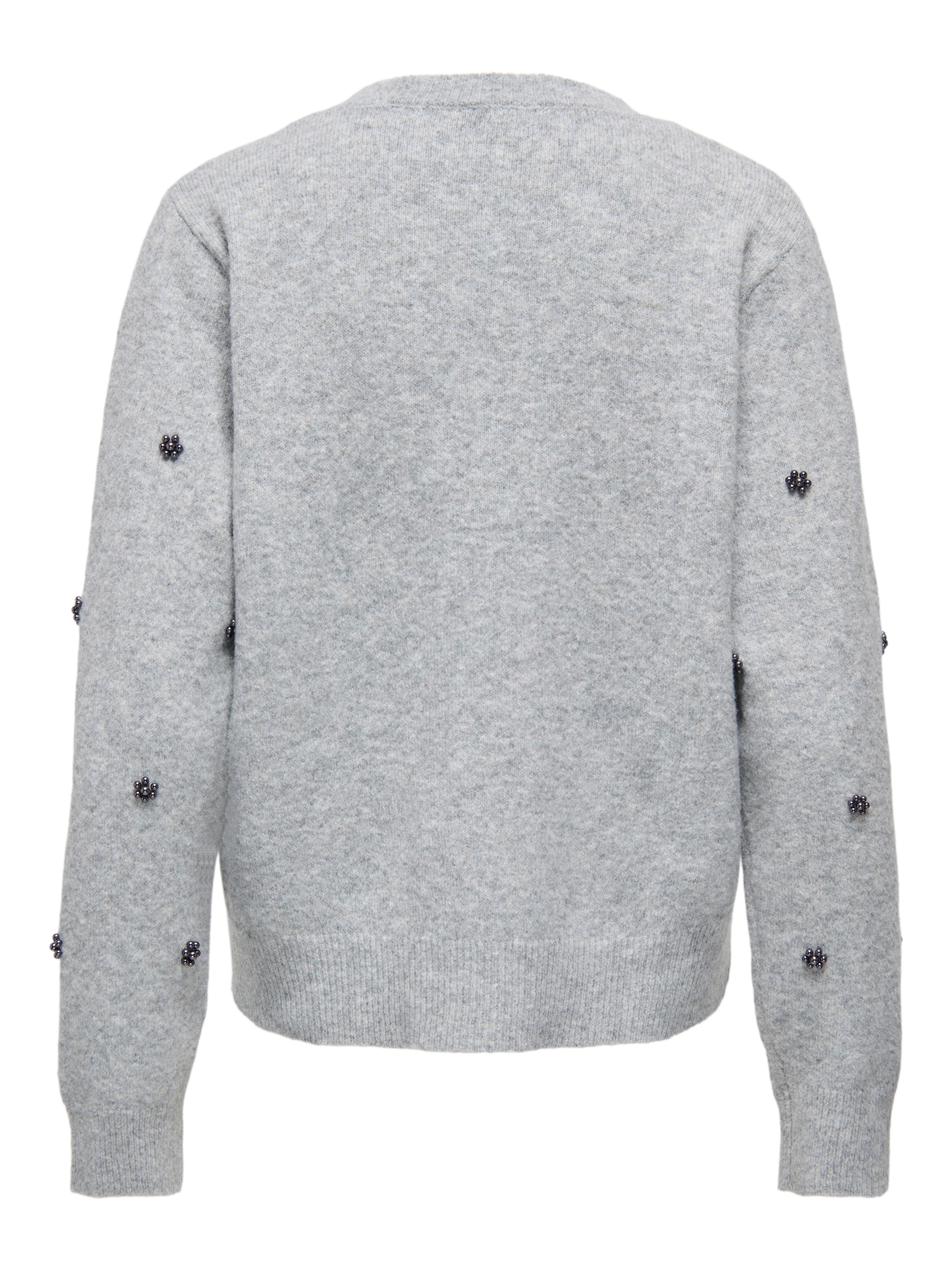 JDY Rundhalspullover »JDYBELLA LIFE L/S ON PEARL PULL KNT NOOS« mit Zierperlen-Applikationen