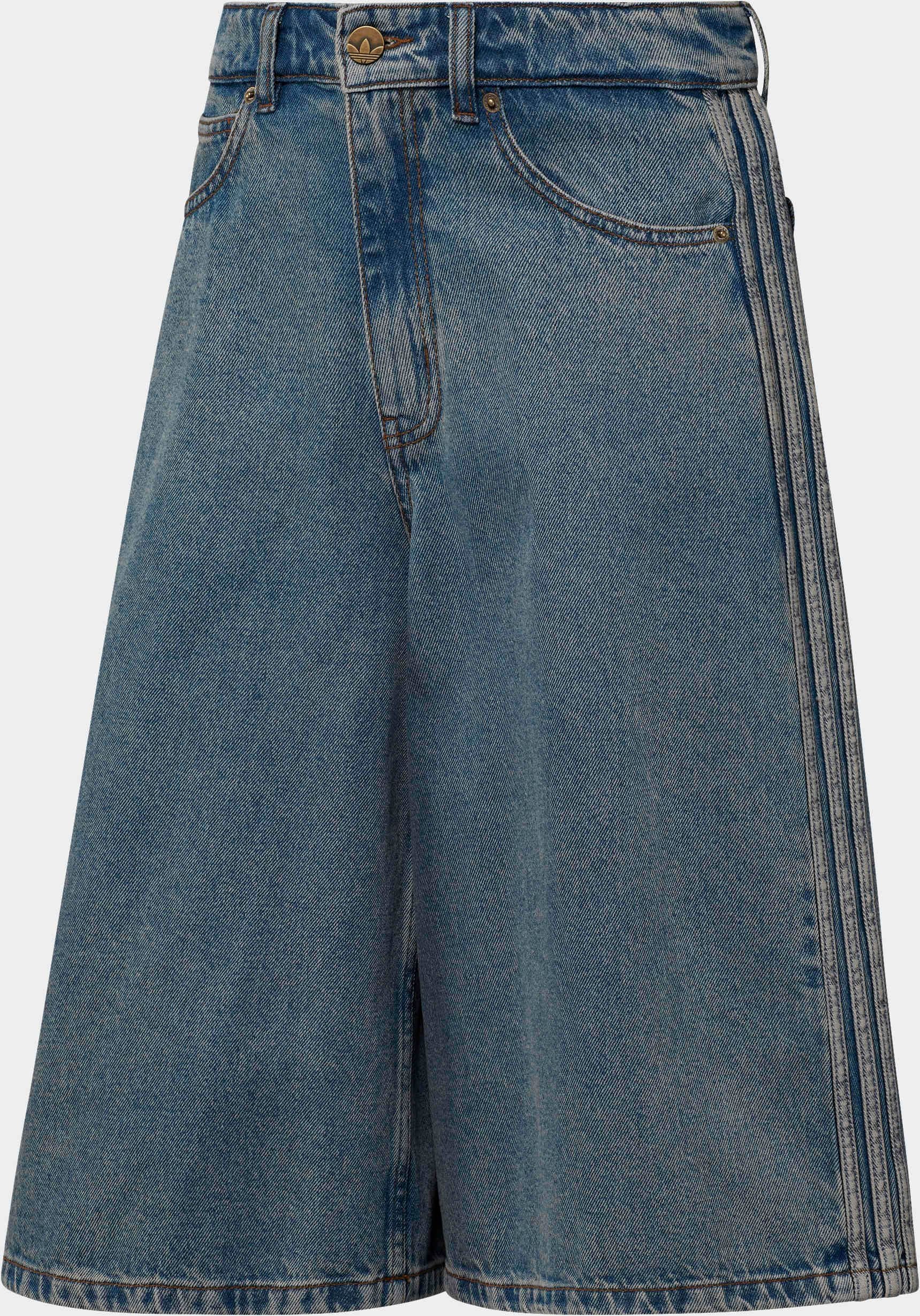 adidas Originals Shorts »DENIM-JORTS, MITTELHOHER BUND«  sportlicher Stil, aus Baumwolle, eng geschnitten, für Erwachsene