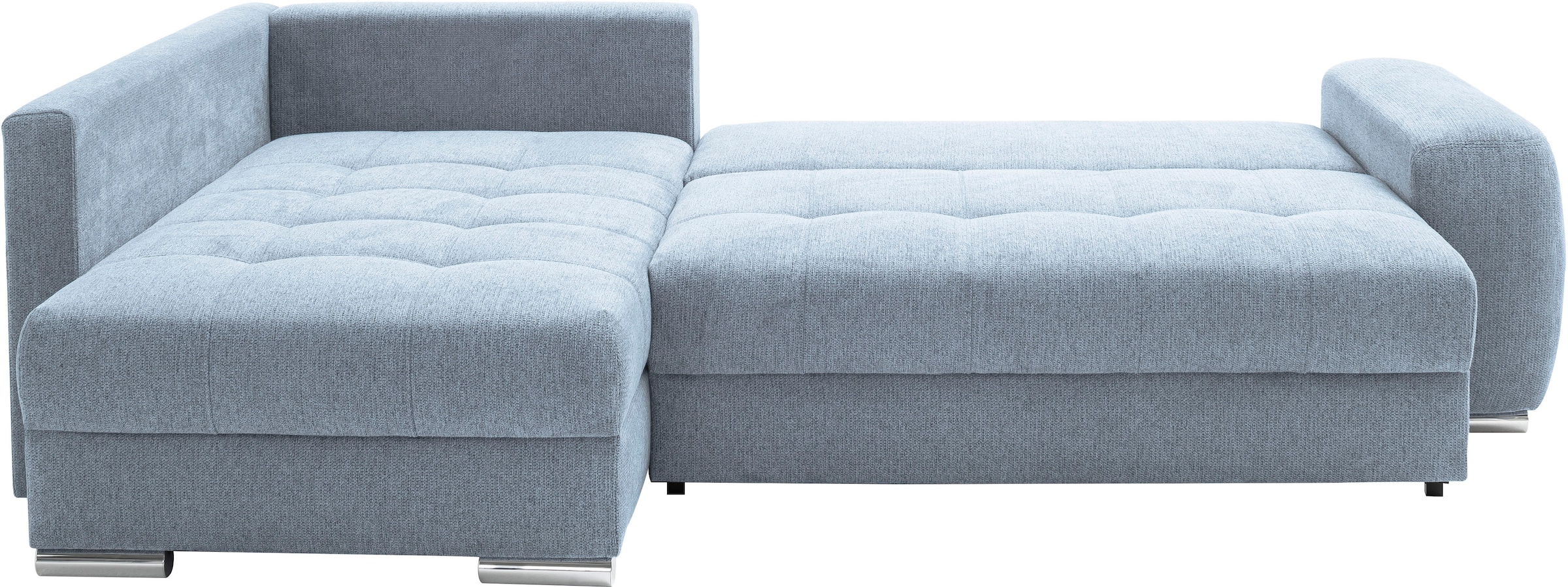 Mr. Couch Canapé d'angle »Mykonos, L-Form, Dauerschläfer« Mit Boxpring-Taschenfederkern