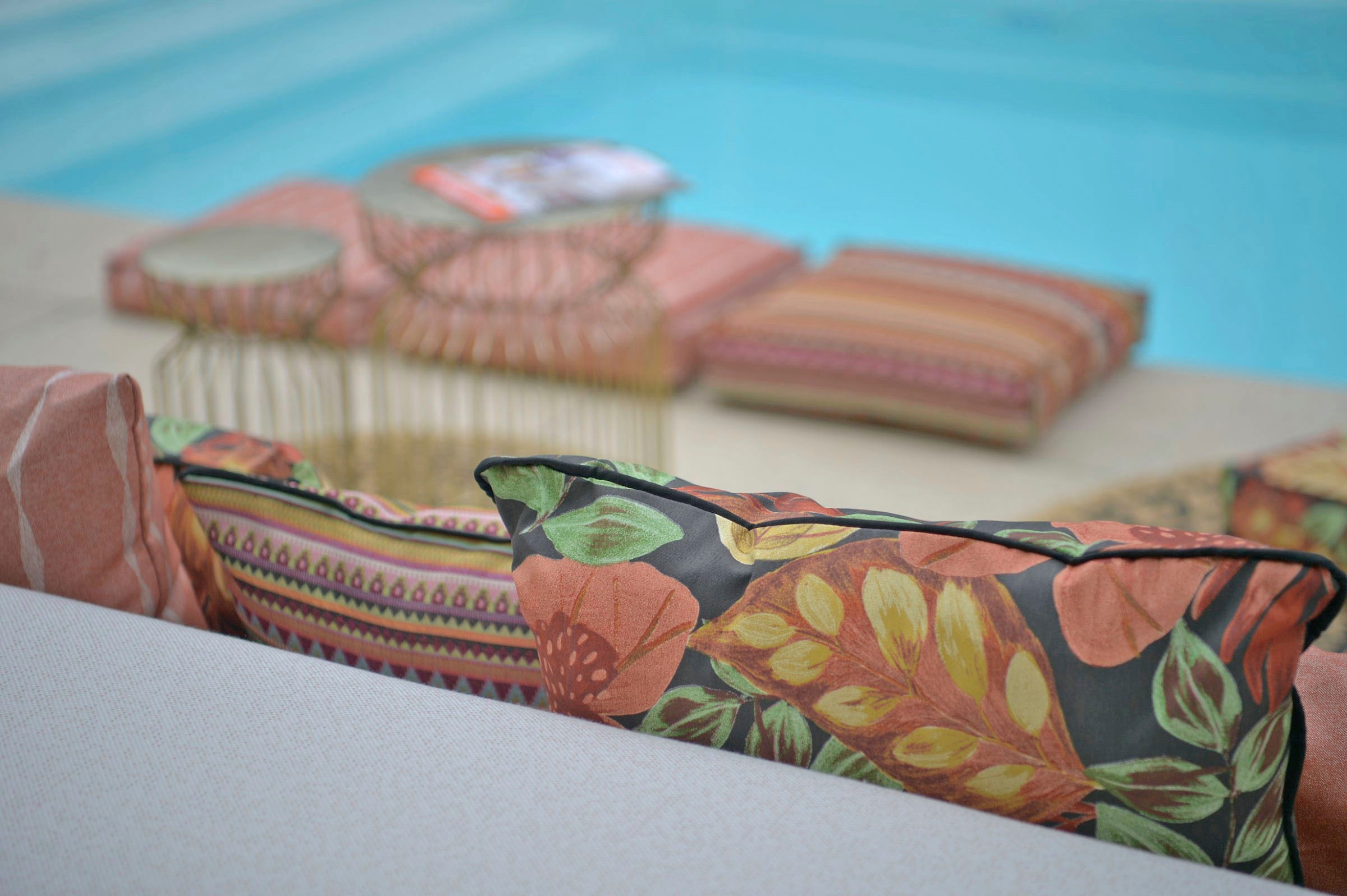 H.O.C.K. Coussin décoratif »Tropical« Kissenhülle mit Füllung, 1 Stück