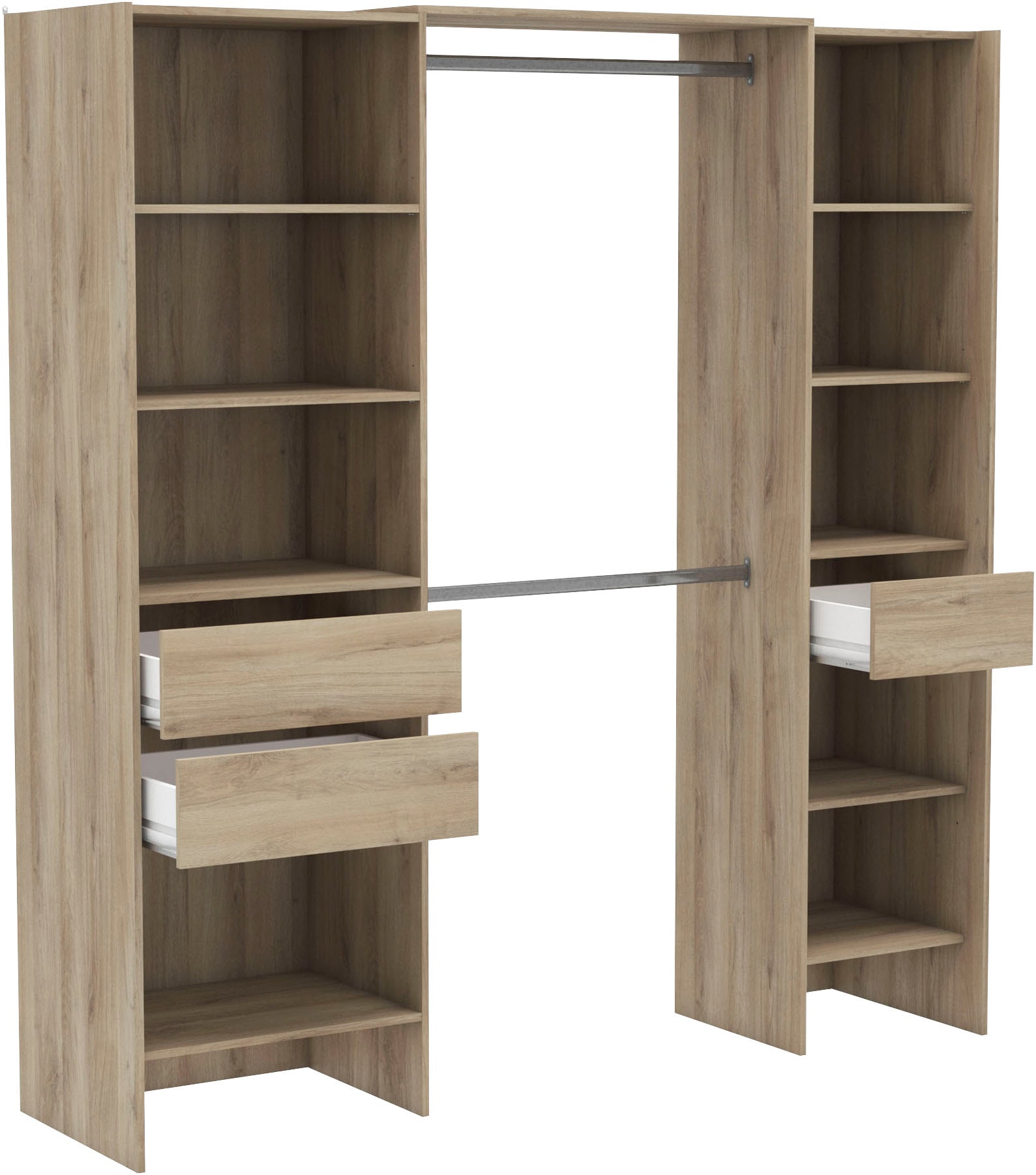 Demeyere GROUP Armoire vestiaire »MIAMI Schranckinneneinrichtung vergrösserbar« Extensible jusqu'à une largeur de 190 cm