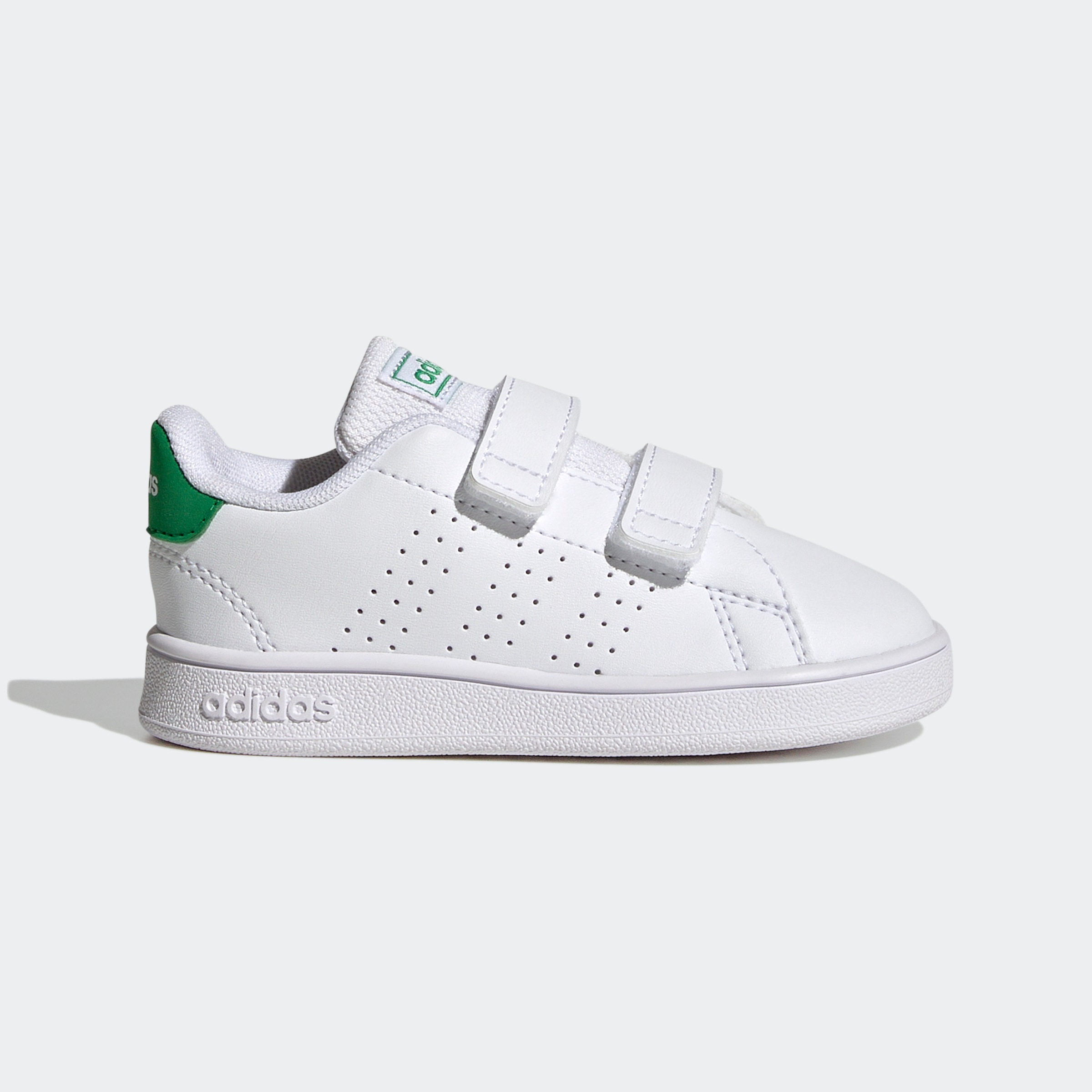 adidas Sportswear Sneakers »ADVANTAGE LIFESTYLE COURT TWO HOOK-AND-LOOP«  Design auf den Spuren des adidas Stan Smith, für Kinder