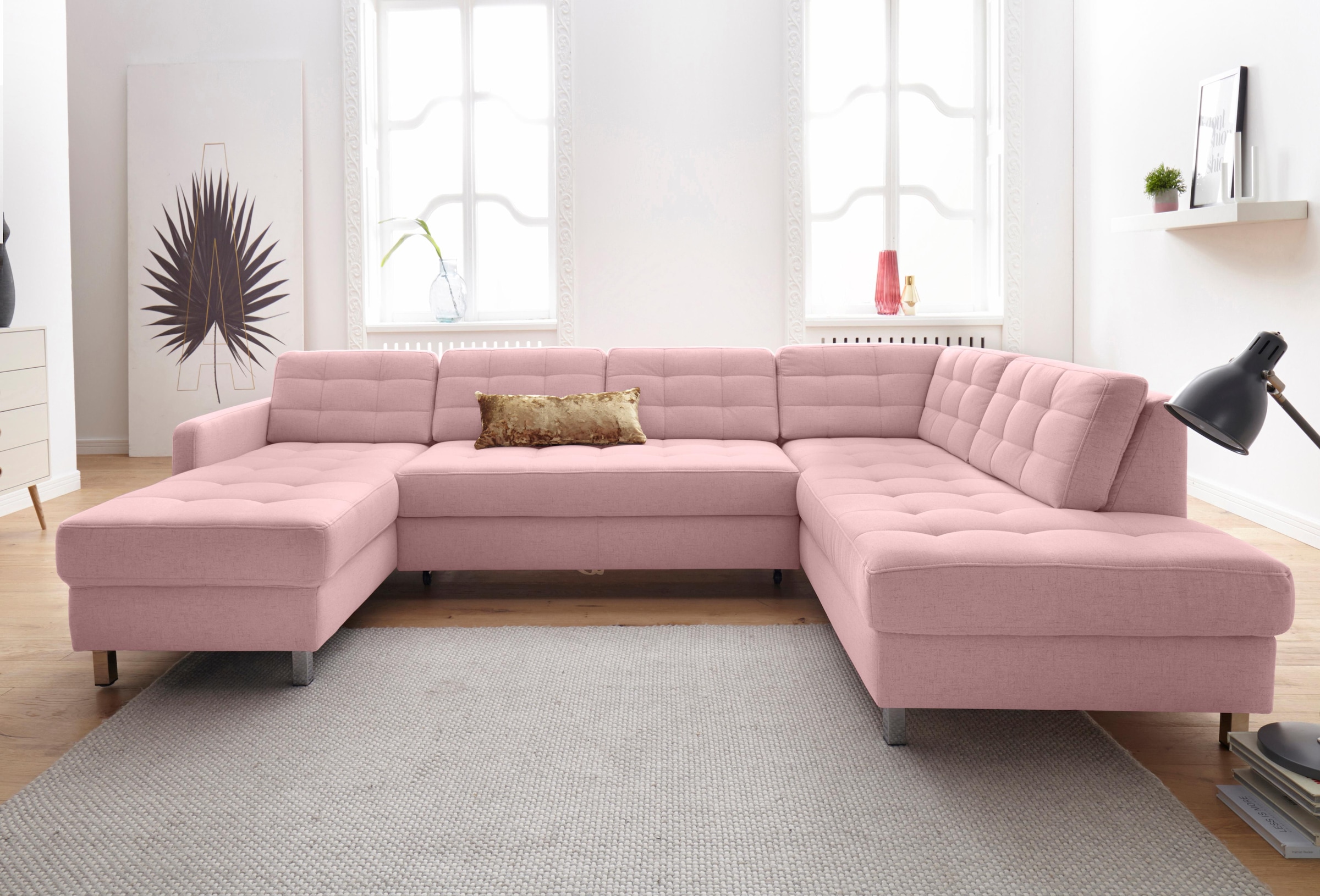 sit&more Paysage de salon »Picasso U-Form« wahlweise mit Bettfunktion und Bettkasten