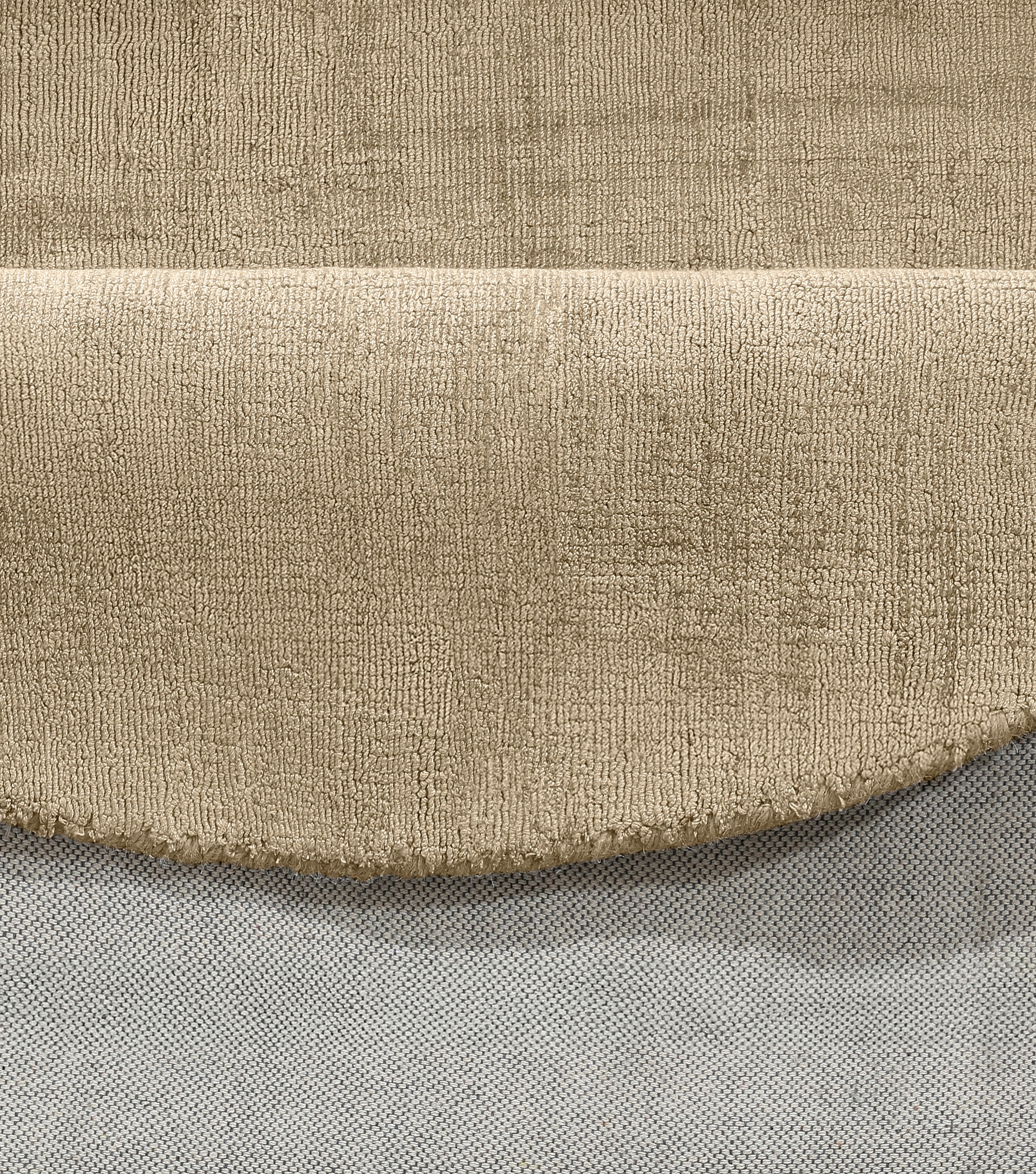 my home Tapis »Shirley, handgewebter Viskose-Teppich, farblich changierend« Rond 12 mm Höhe Handweb Teppiche, Wohnzimmer, Schlafzimmer, Esszimmer