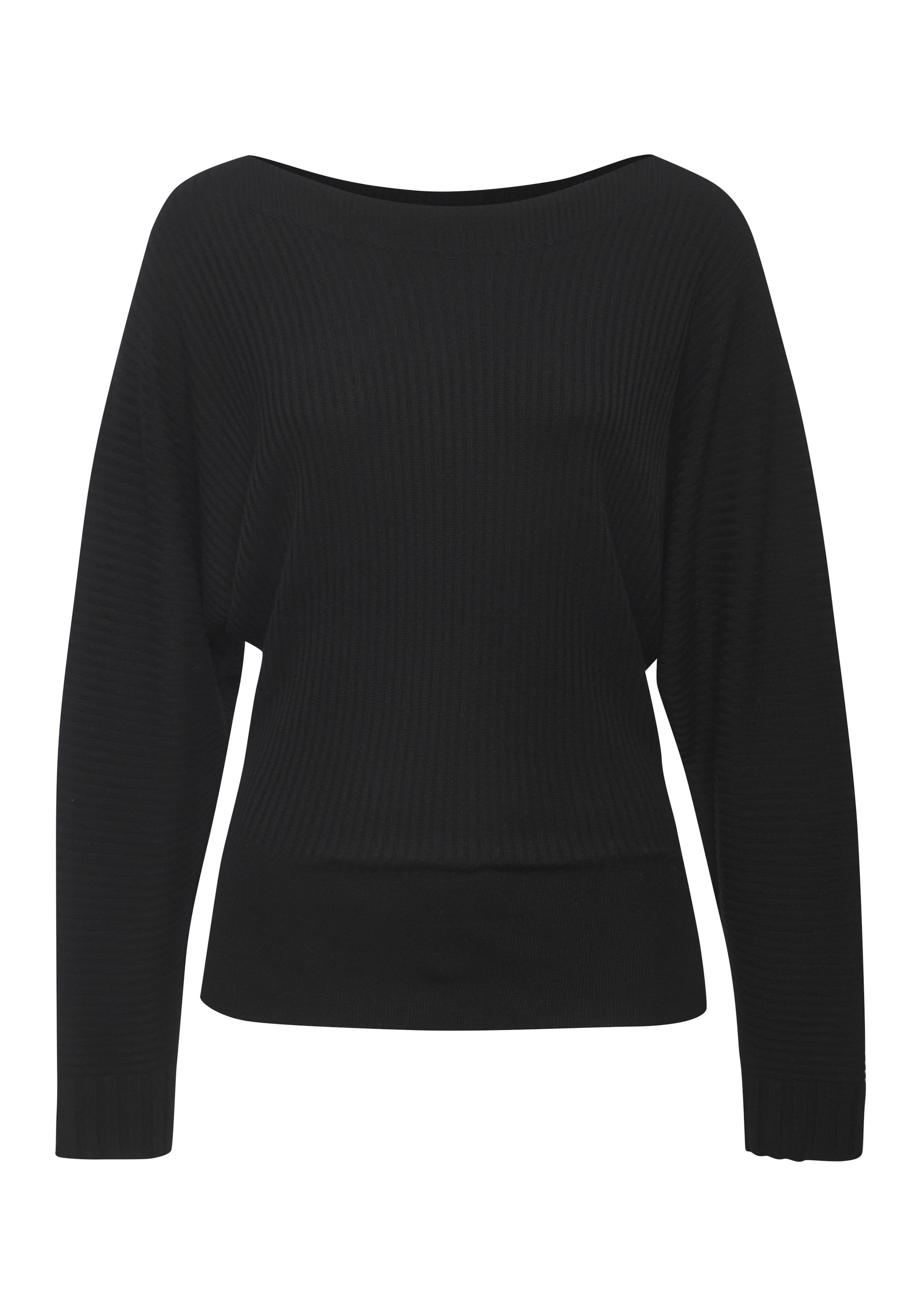 LASCANA Pull chauve-souris »aus hochwertigem Strick ohne störende Nähte« pull en côte avec manches amples décontractées, super extensible