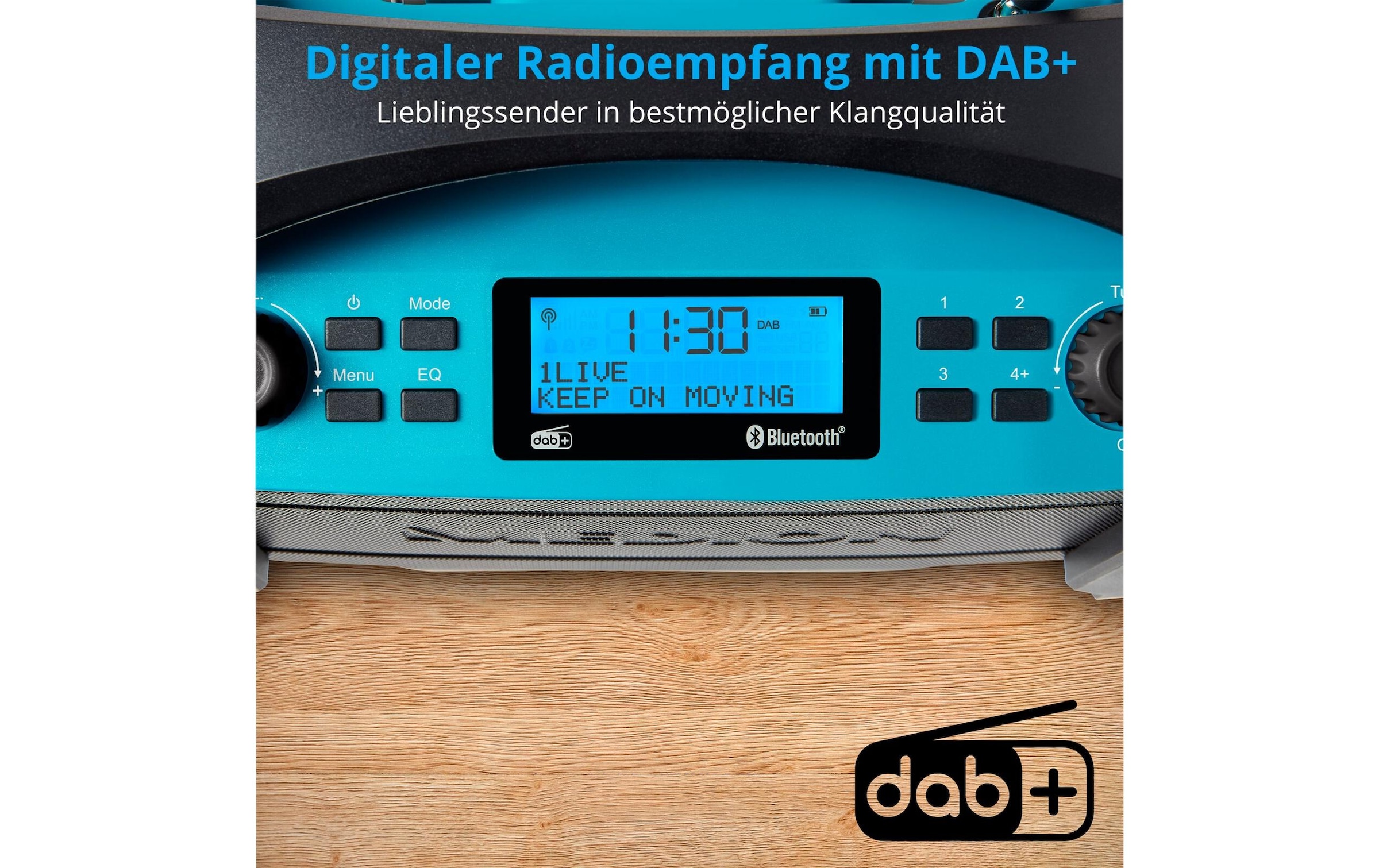 Medion® Baustellenradio »LIFE E66050 Blau« (Bluetooth Digitalradio (DAB+) | FM-Tuner )