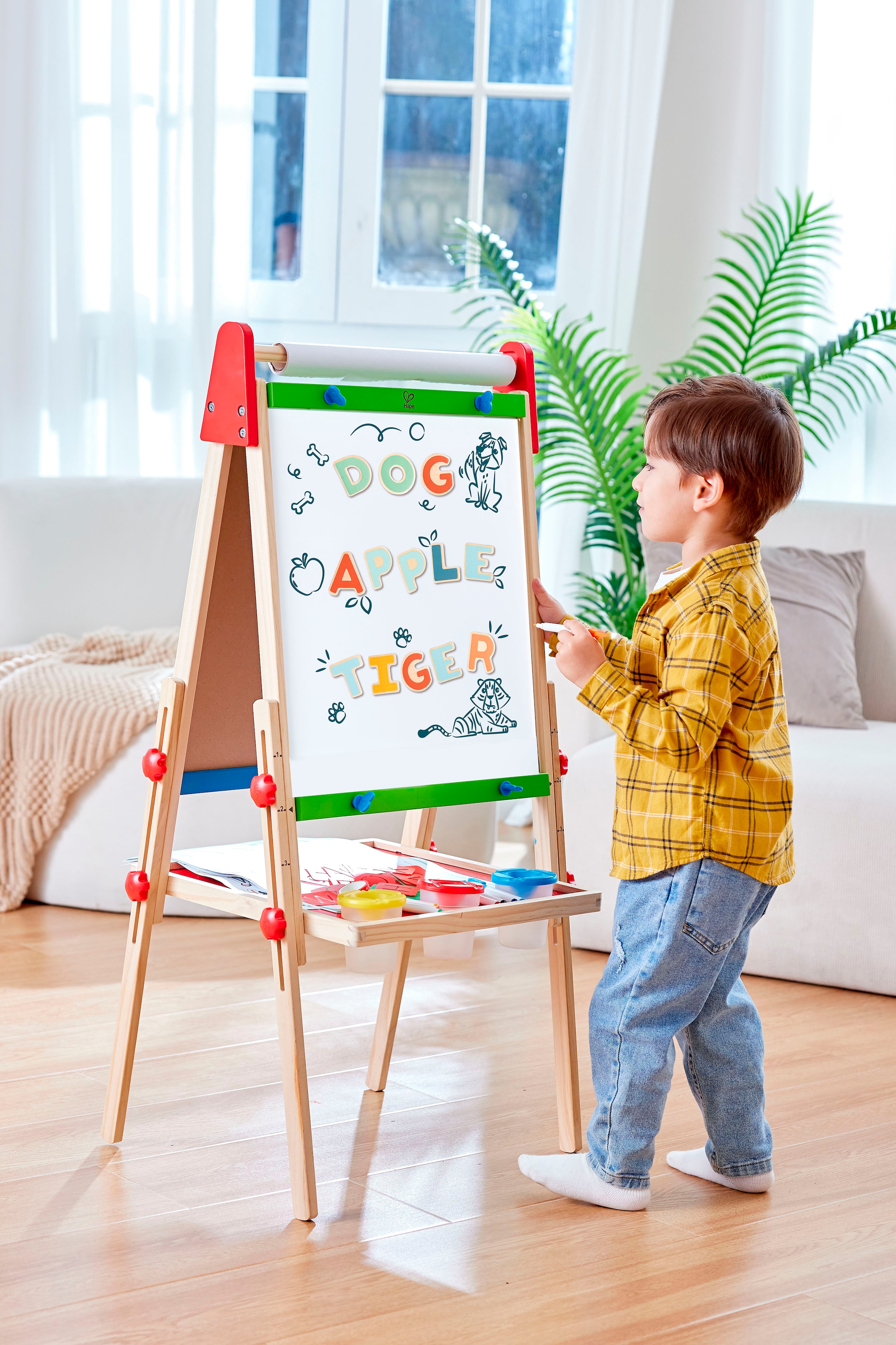 Hape Begrenzungsmagnetband »Magnetische Buchstaben«