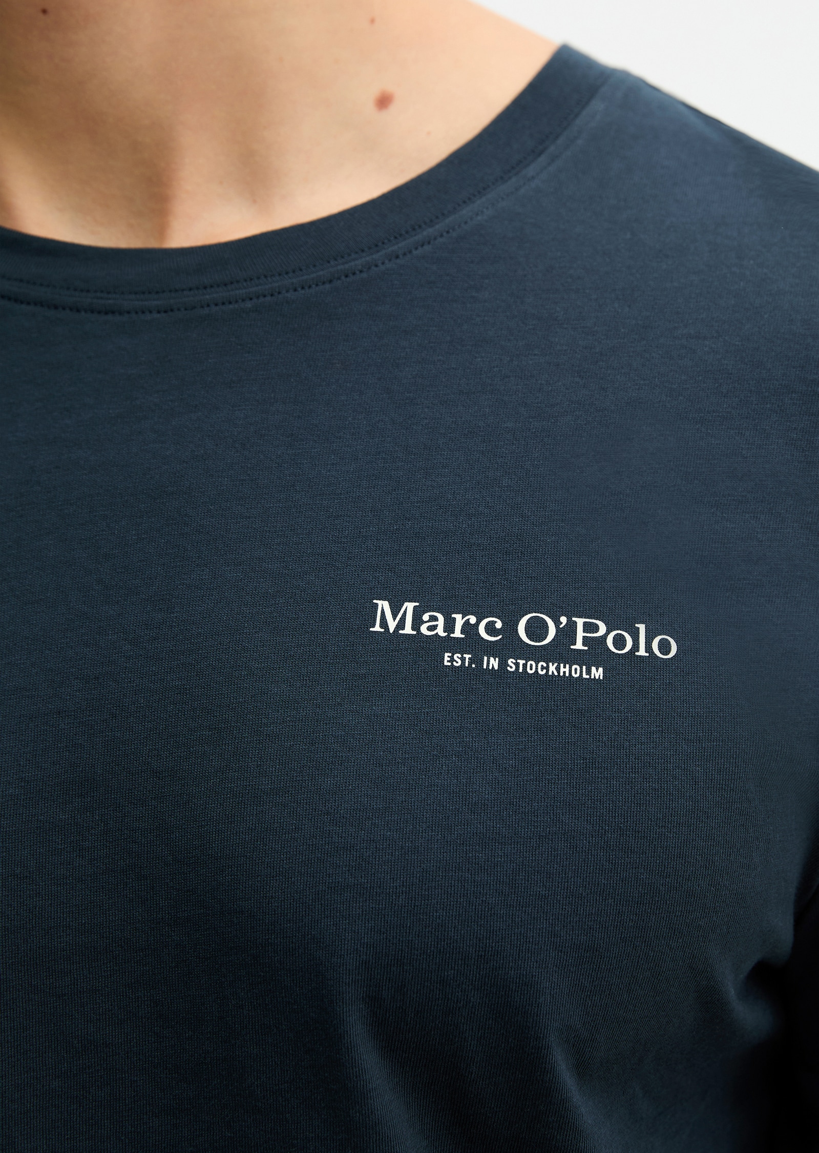 Marc O'Polo Haut de pyjama »Mix N Match Cotton« avec manches longues et col rond