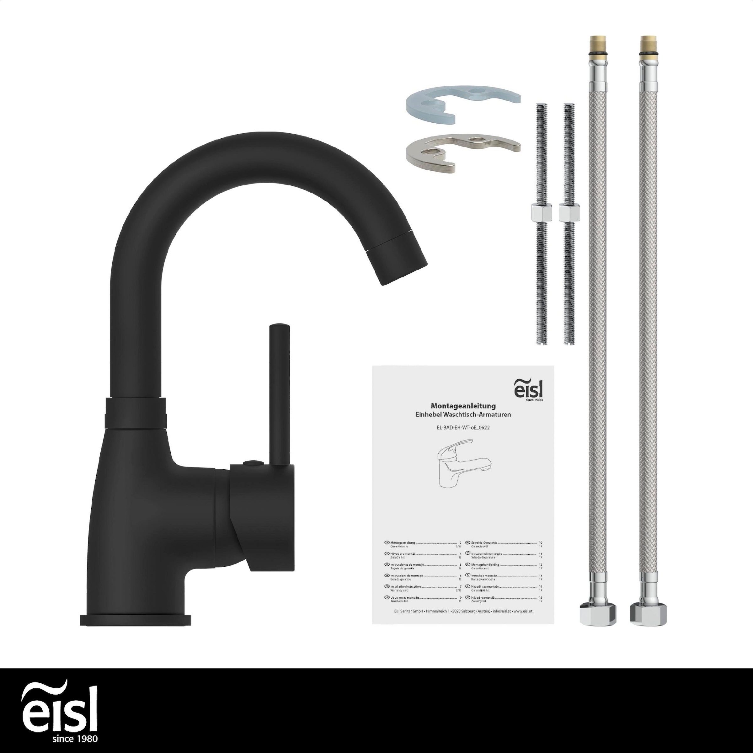 Eisl Robinet de lavabo »FUTURA« pivotant à 360°, économique en énergie, buse mixte de marque