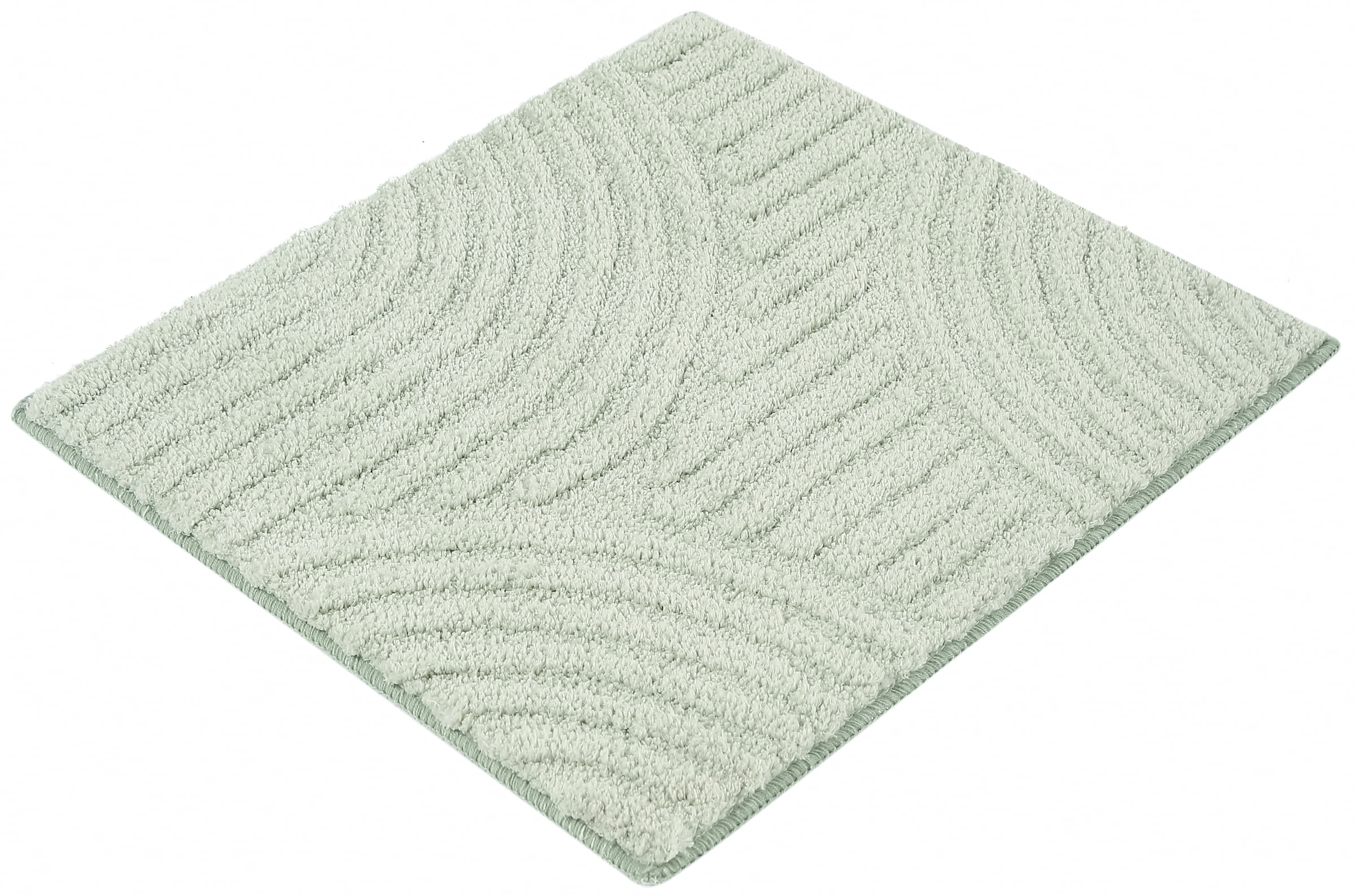 my home Tapis de bain »Ognon, Scandi, Boho, modernes Muster« Höhe 15 mm Badteppich, Uni Farben, Hoch-Tief-Effekt