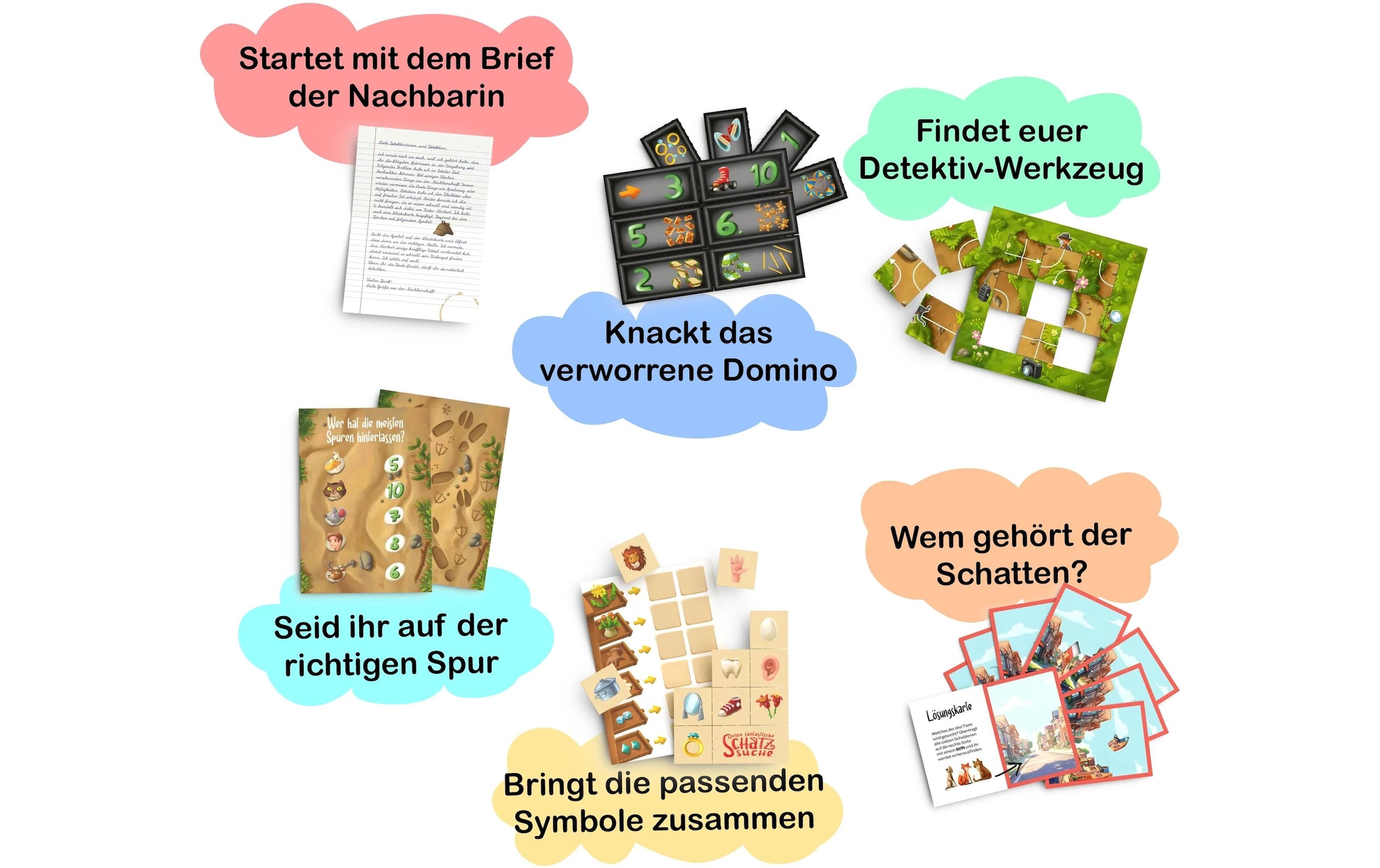   Spiel »Deine Fantastische Schatzsuche Detektive auf geheimer Spur-DE-«