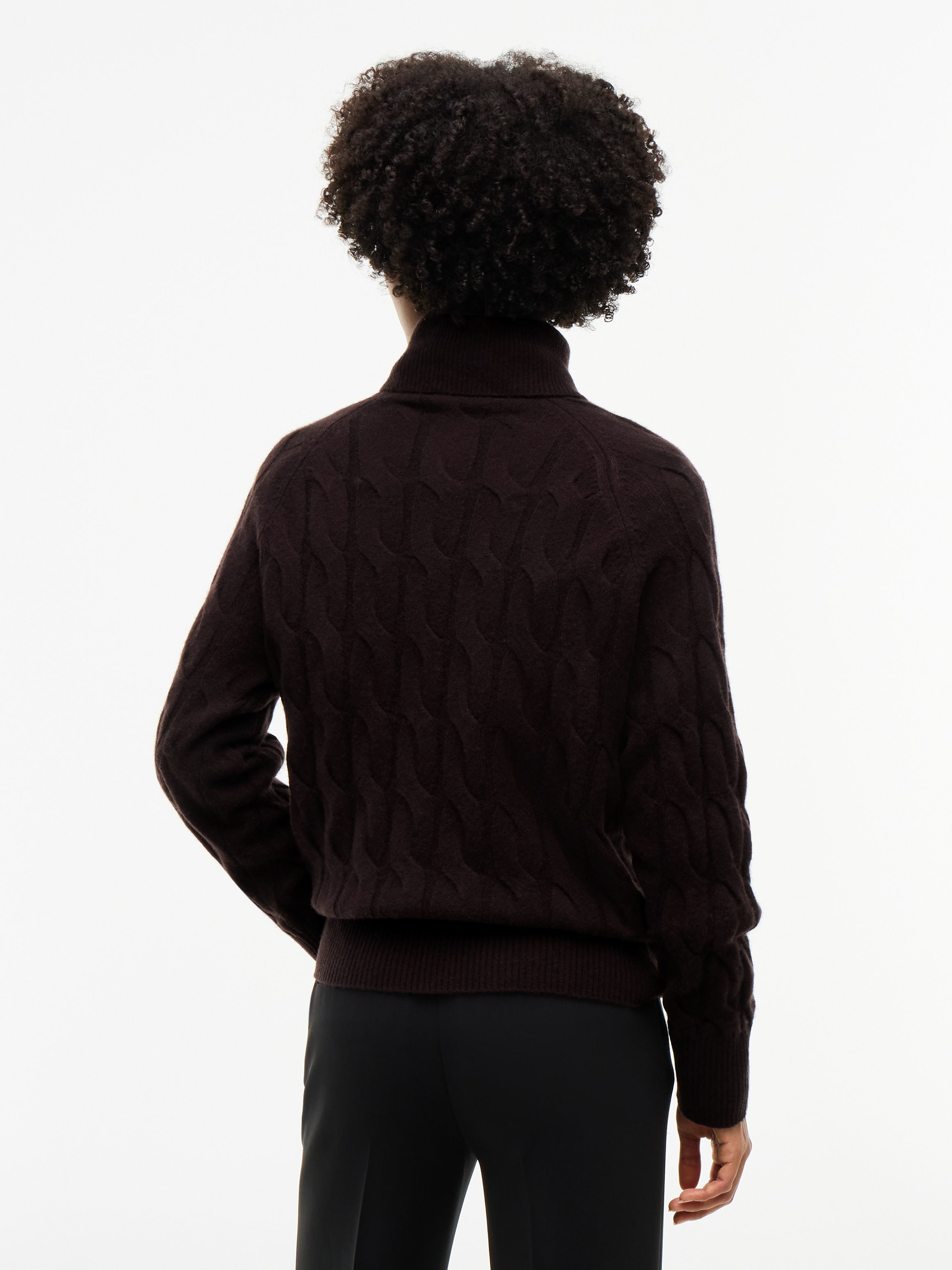 Tommy Hilfiger Pull à col roulé »SOFT WOOL CABLE ROLL-NK LS SWT« laine, avec motif torsadé