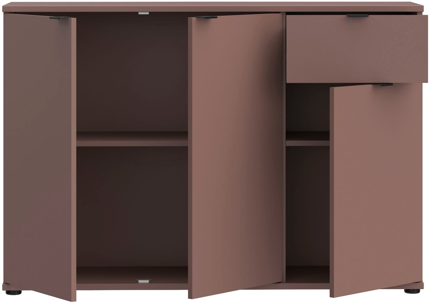 FORTE Buffet »Ganymede« Buffet, rangement, tiroir; poignées métal, 4 décors, largeur 119,8cm