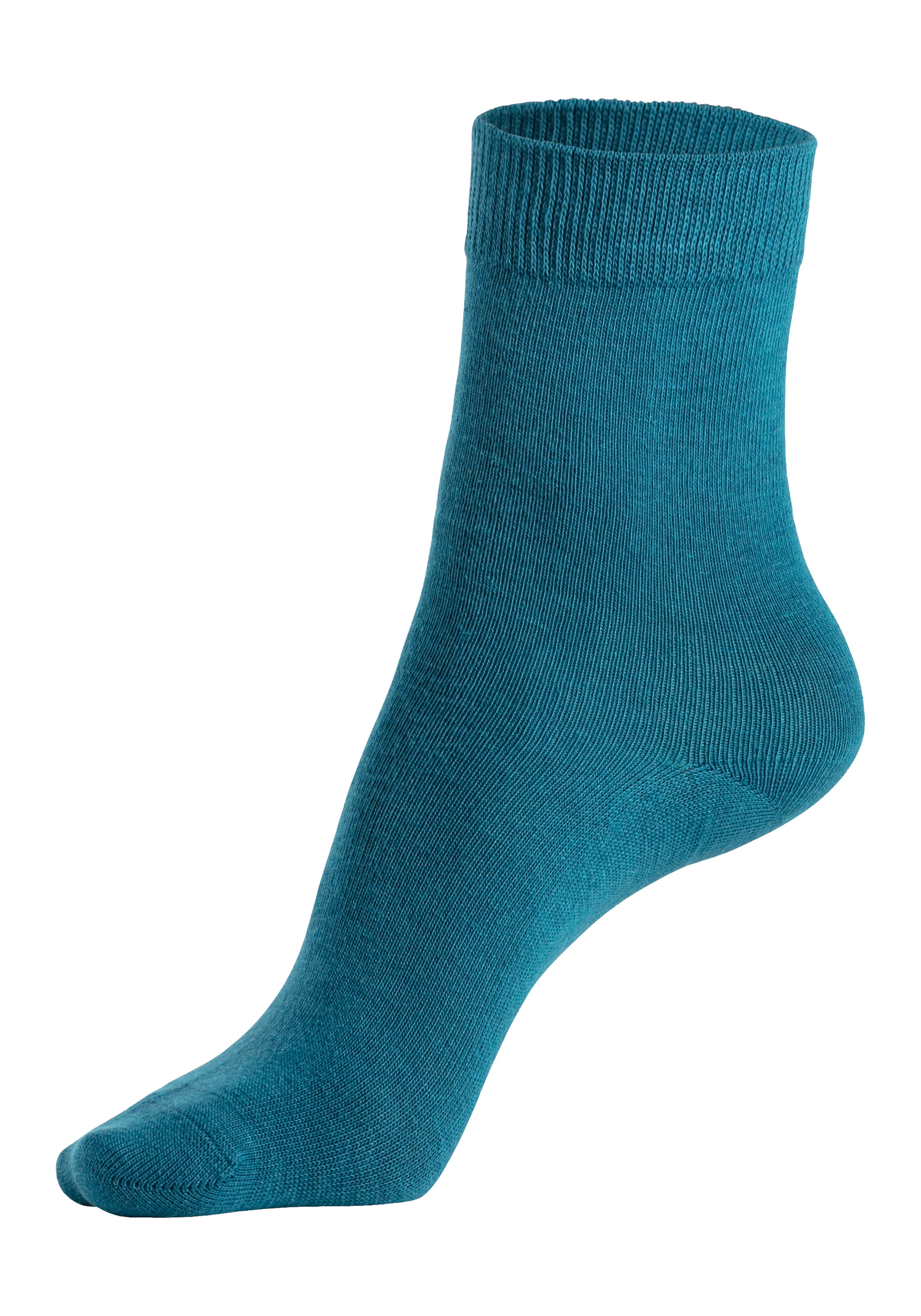 LASCANA Chaussettes basiques Paquet, 7 cuis tlg. en couleurs mélangées vives