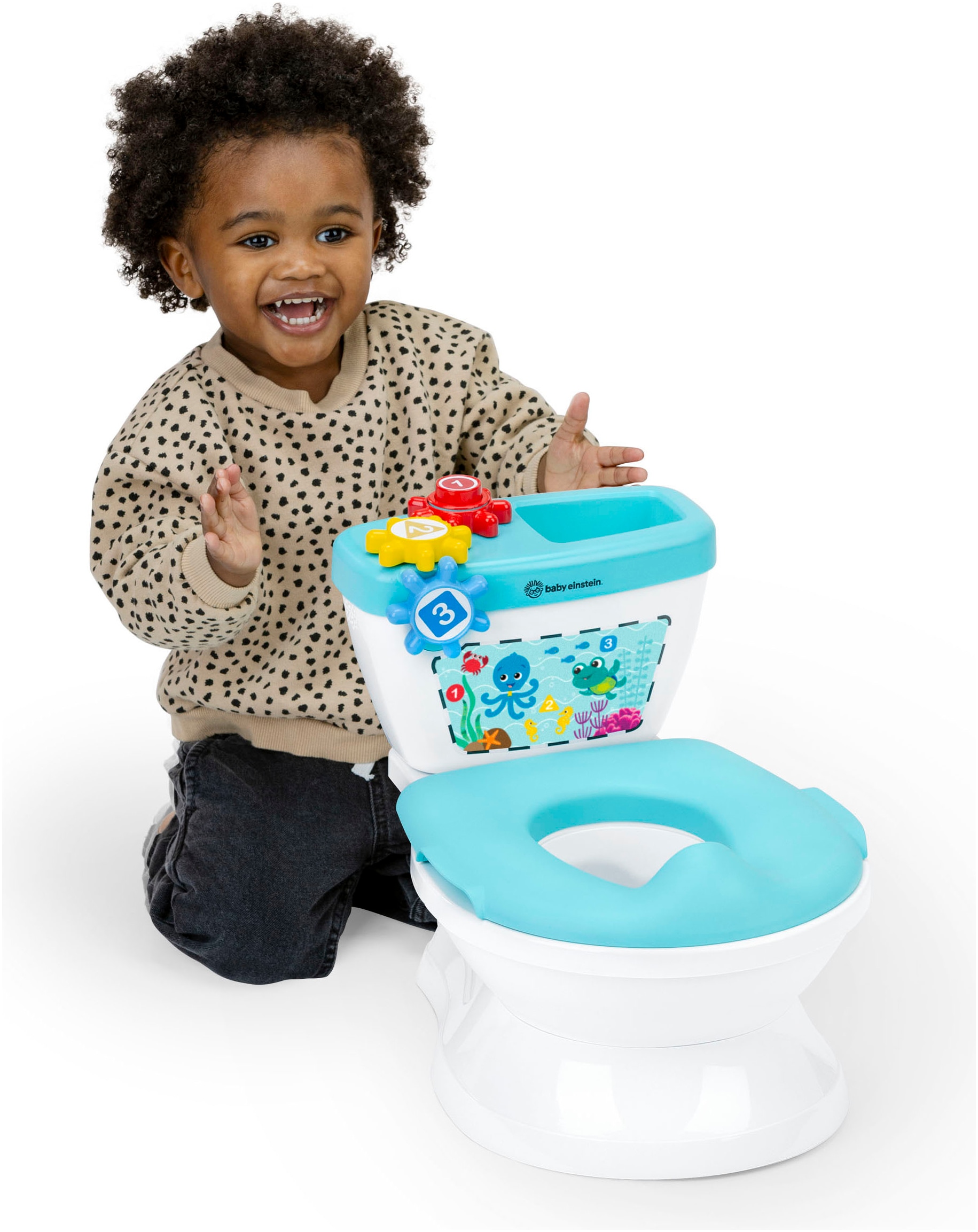 Baby Einstein Toilettentrainer »Geared for Success™ 2-in-1 Potty Training System« mit Sound