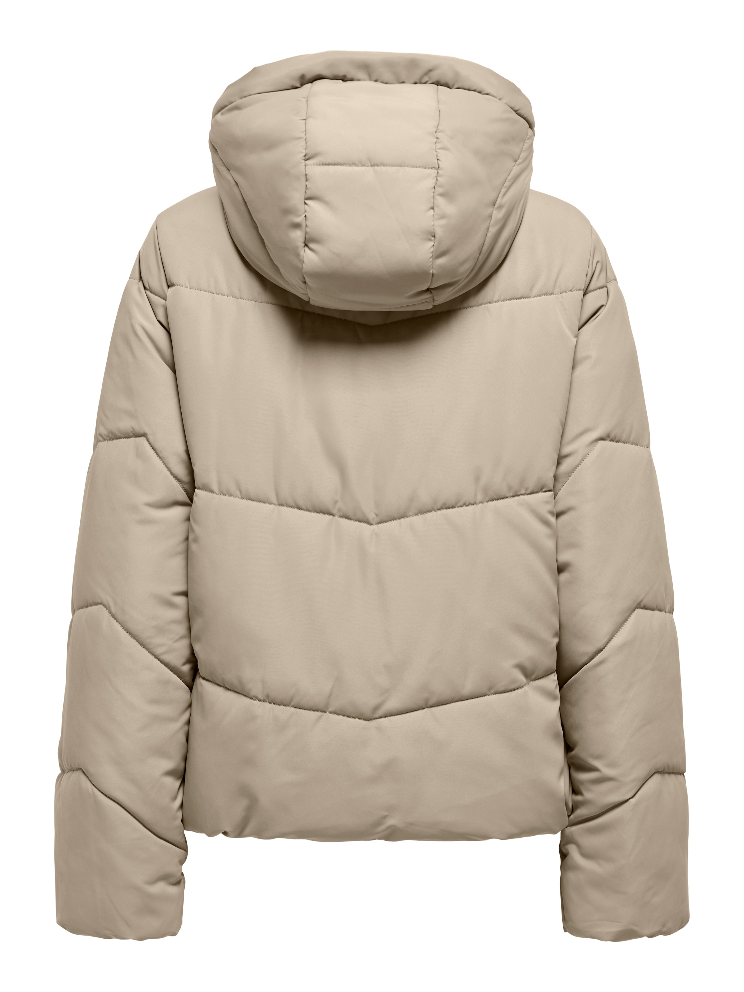 ONLY Steppjacke »ONLMAGGI LIFE SHORT PUFFER CC OTW« mit Kapuze Kunstfaser,