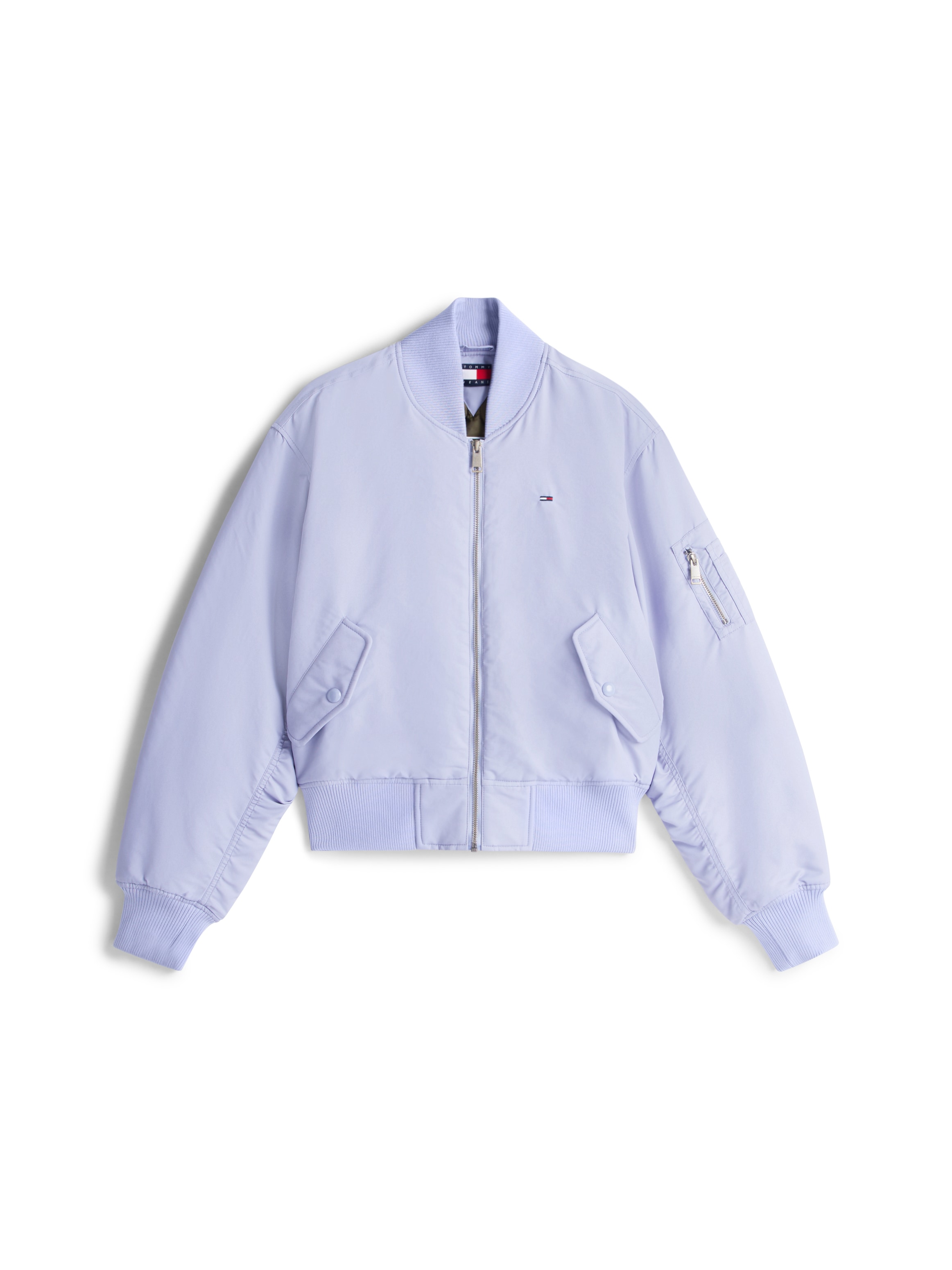 Tommy Jeans Bomberjacke »TJW ESSENTIAL BOMBER JACKET« ohne Kapuze Mit Reissverschlusstaschen an den Ärmeln