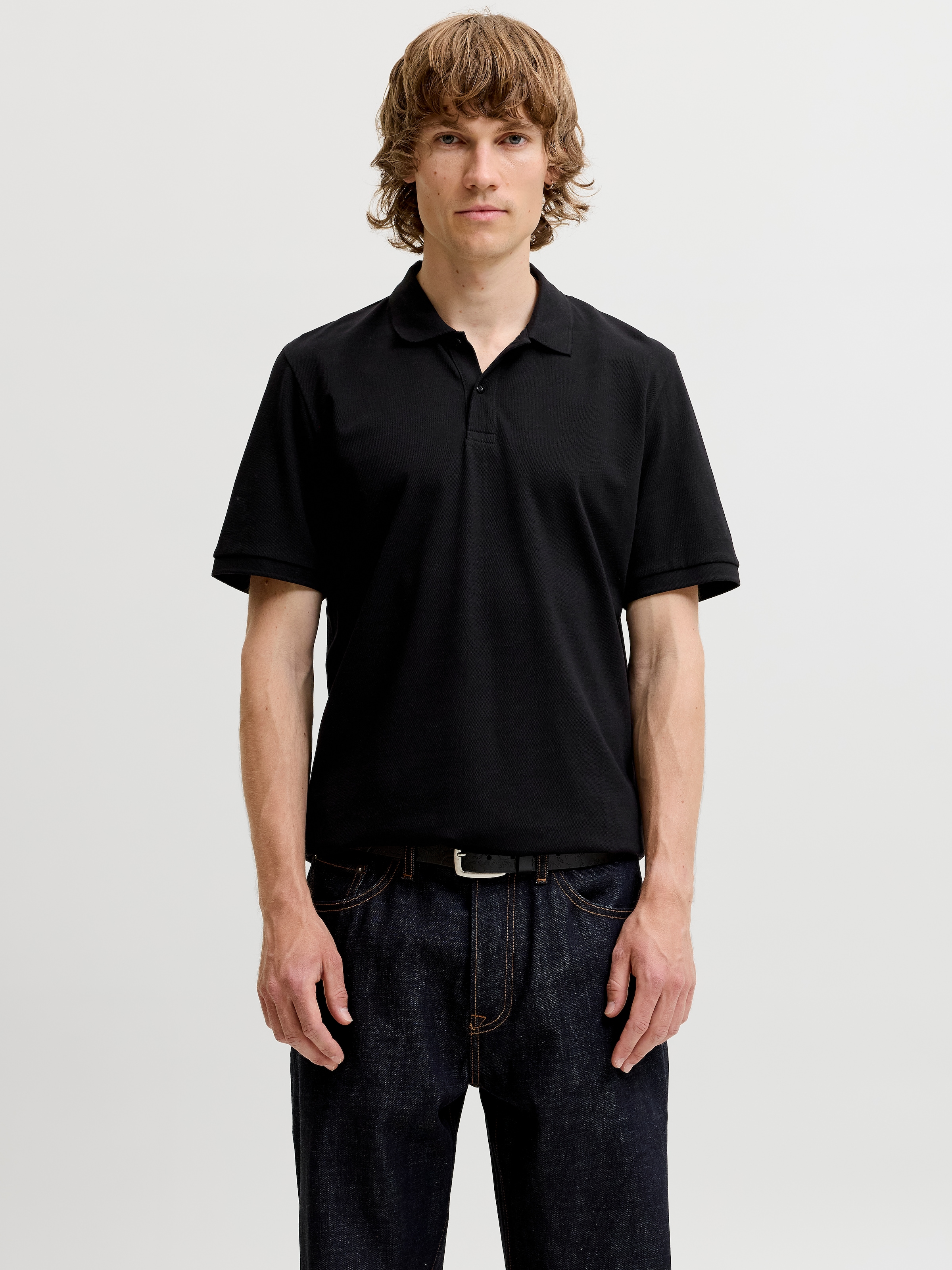 Jack & Jones Polo »JJKANE POLO SS 2PK MP« Paquet, 2 mélange coton, coupe régulière