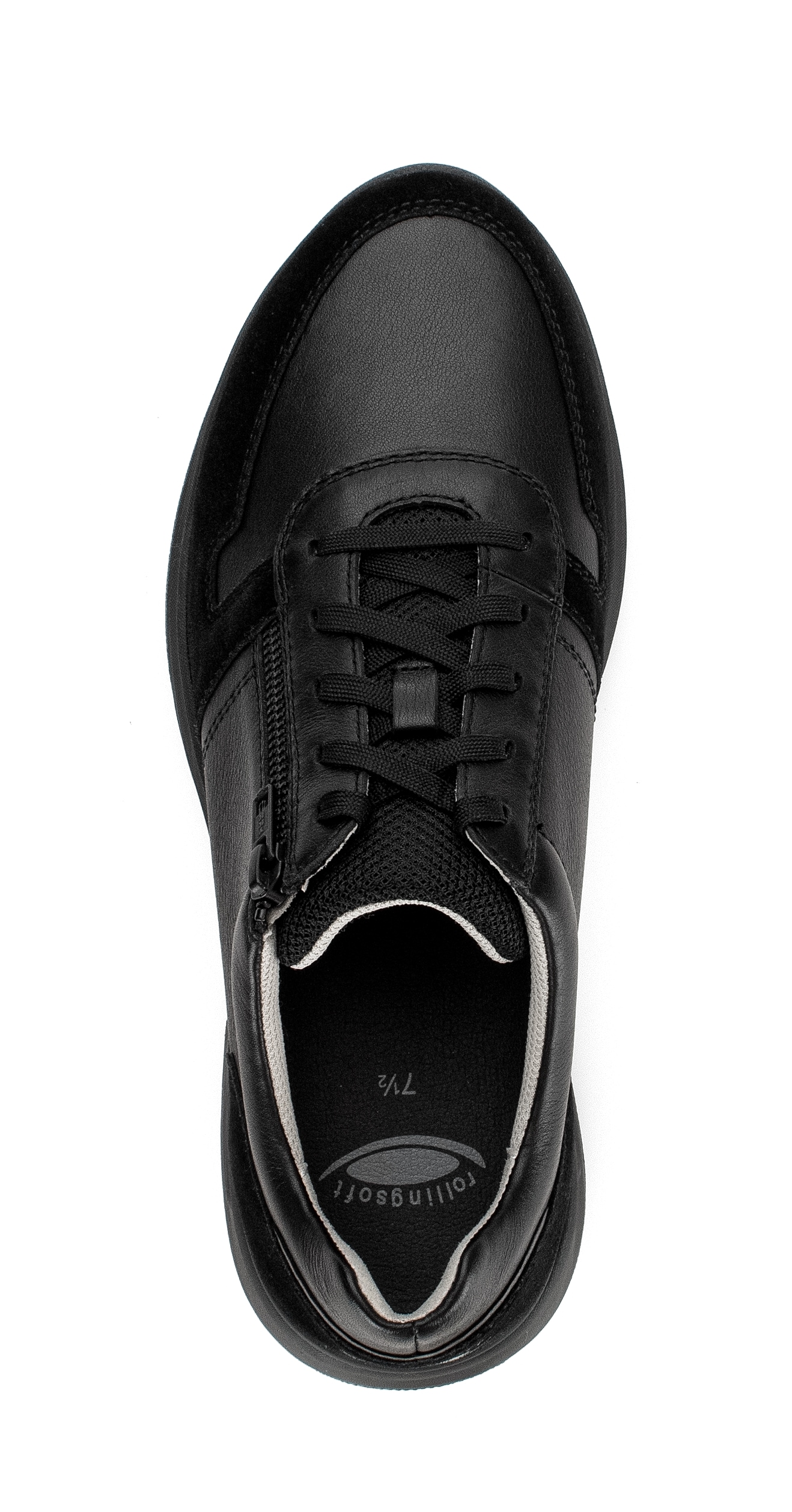 Gabor Rollingsoft Sneaker  , Komfortschuh, Schnürschuh, Halbschuh im Materialmix, G-Weite