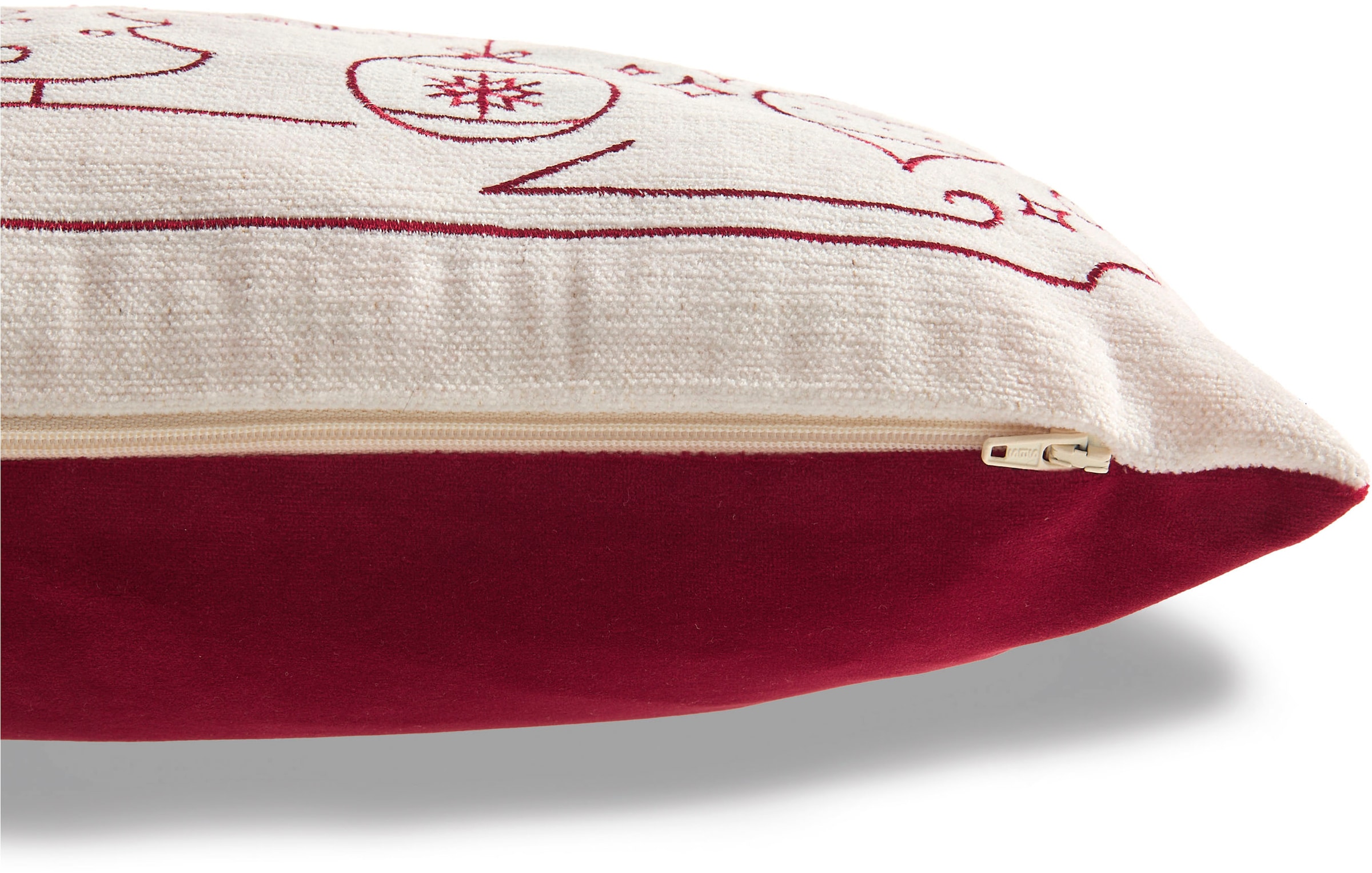 TOM TAILOR HOME Dekokissen »Christmas« bestickt