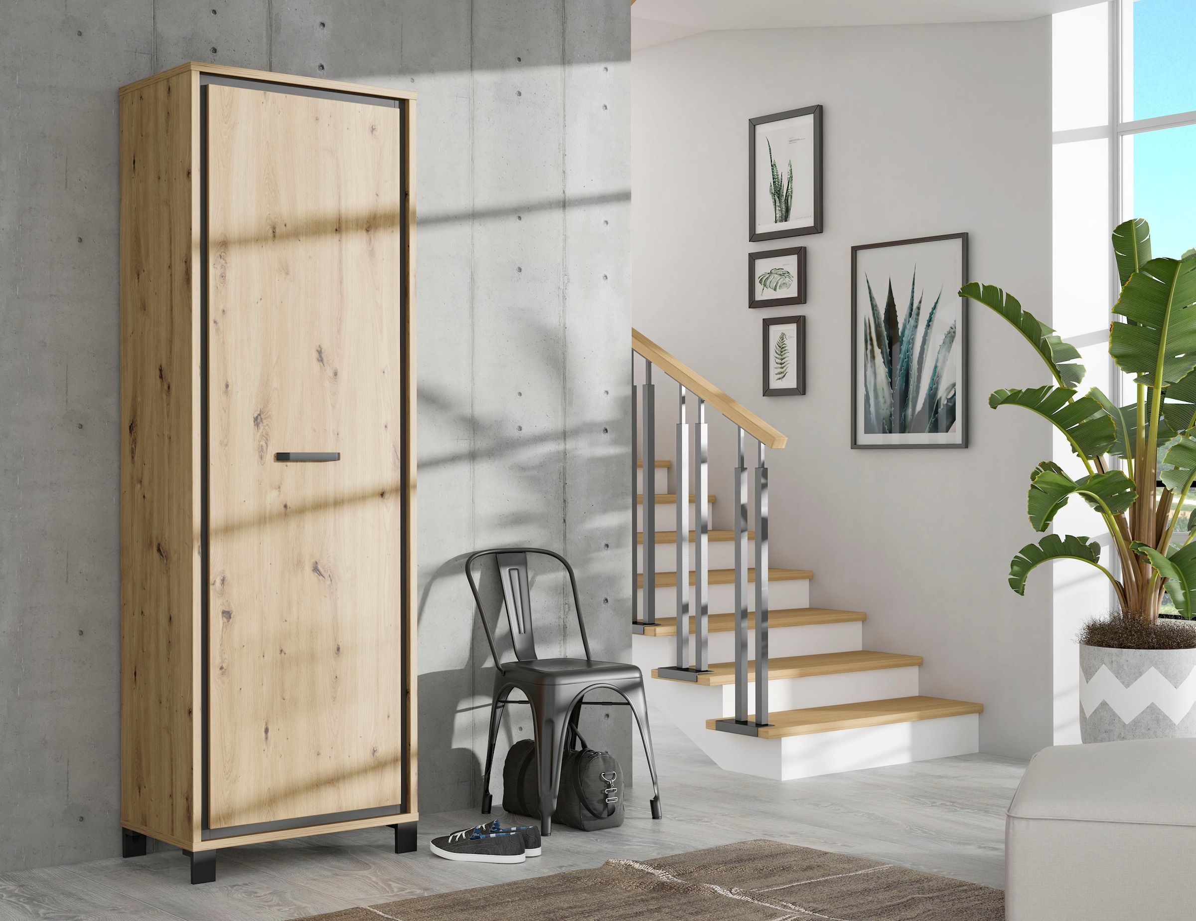 FORTE Armoire vestiaire »Trondheim« Hauteur env. 198,5 cm