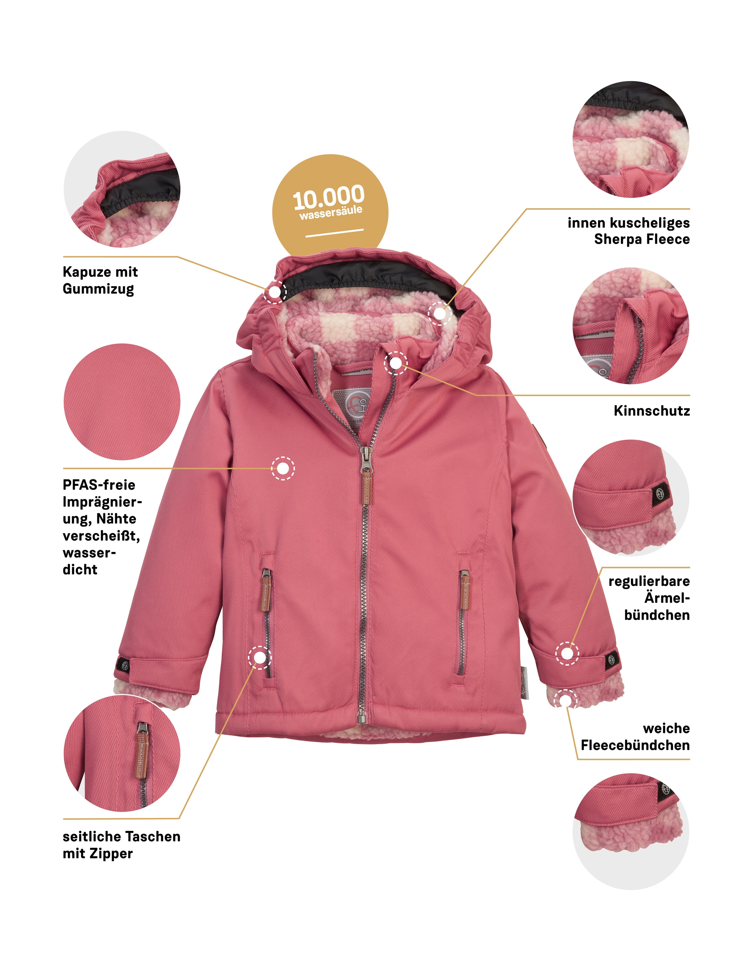 first instinct by killtec Funktionsjacke »FIOW 56 MNS JCKT« Weich gefütterte, wasser- und winddichte Funktionsjacke