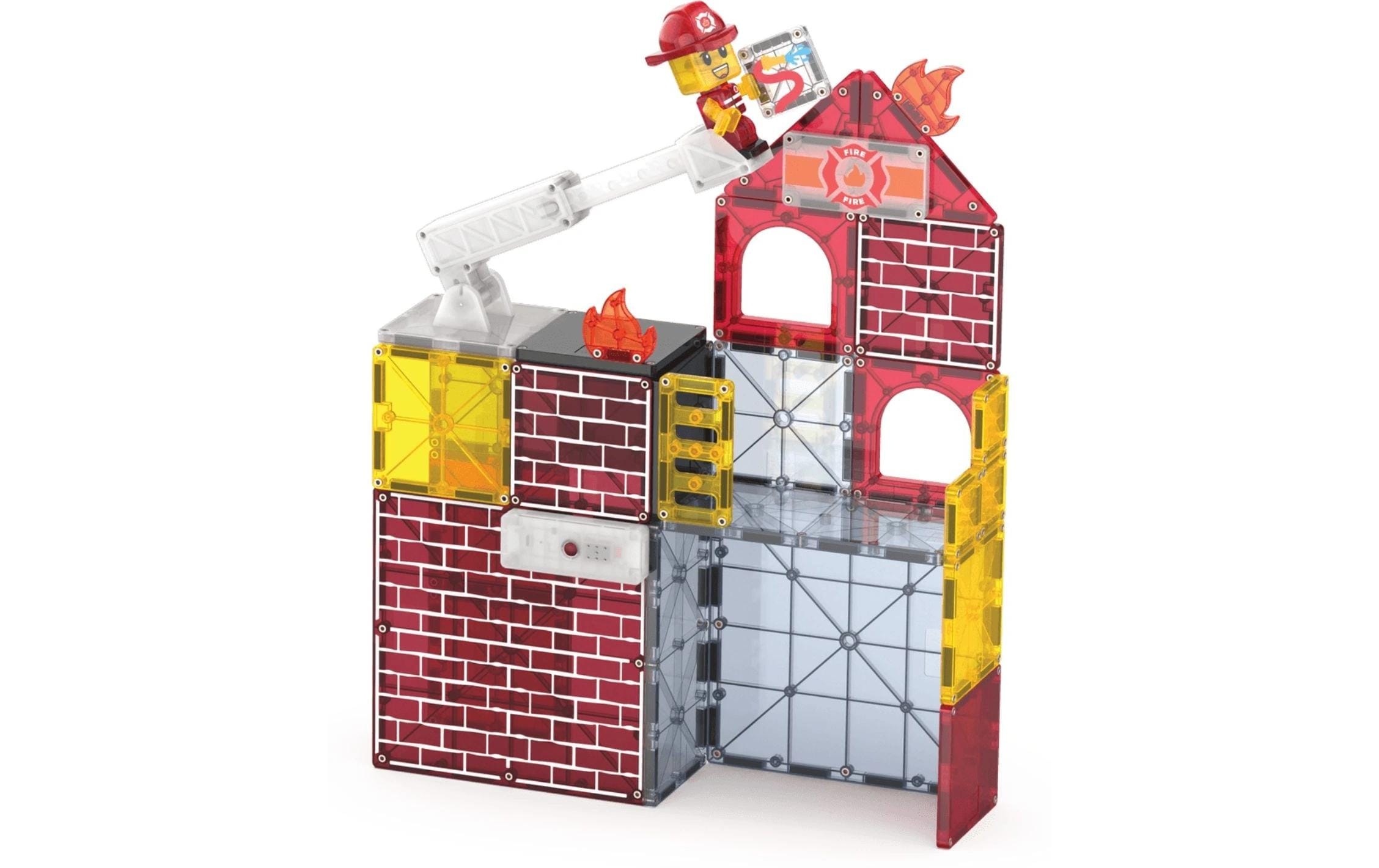   Steinbaukasten »Magna-Tiles Fire Station 50 Teile«
