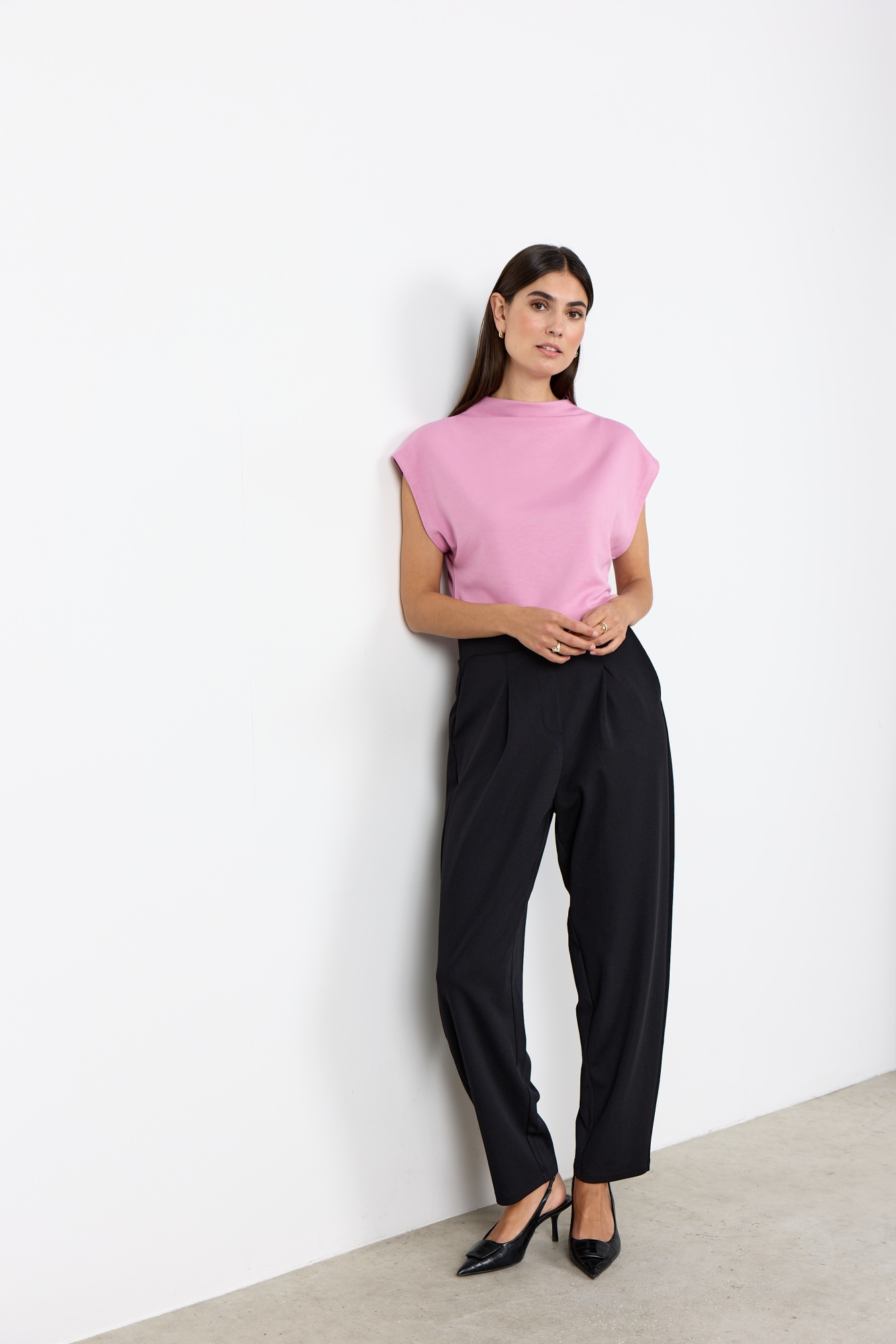 soyaconcept Pantalon de costume »SC-SIHAM 103«  mélange de matériaux