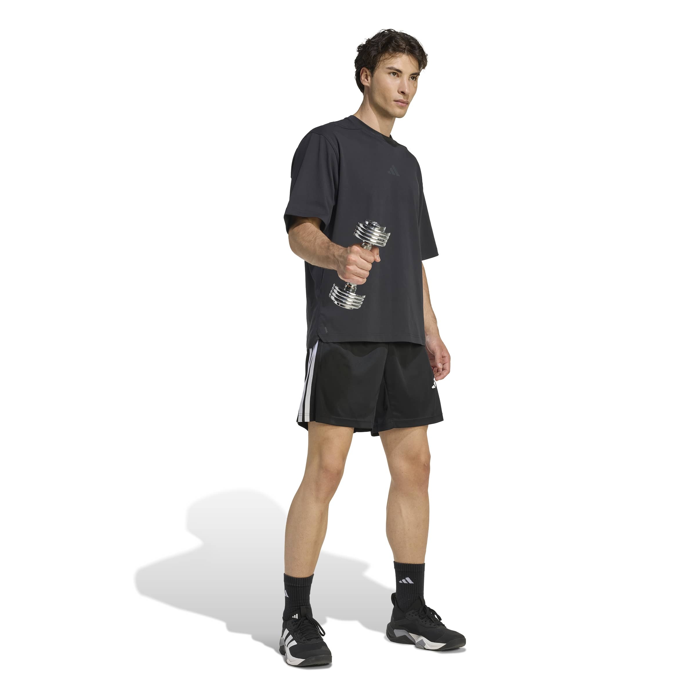 adidas Performance Shorts »WORKOUT ESSENTIALS BASE 3-STRIPES PIQUÉ 7 IN«