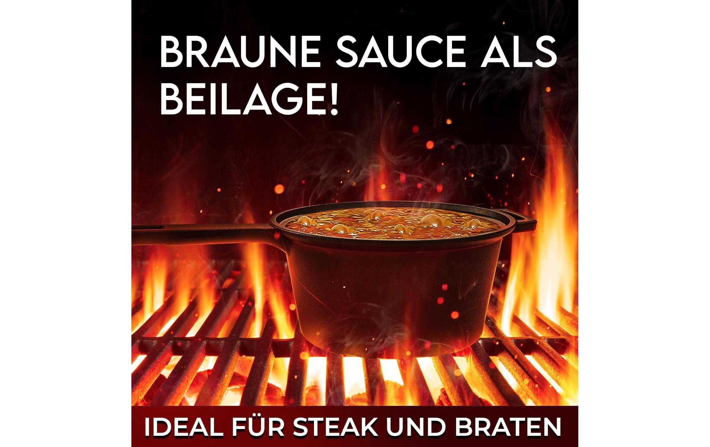   Grilltopf »Gusskoenig Gusseisen Set Holzbox 8-teilig« Gusseisen 8 Stk. tlg.