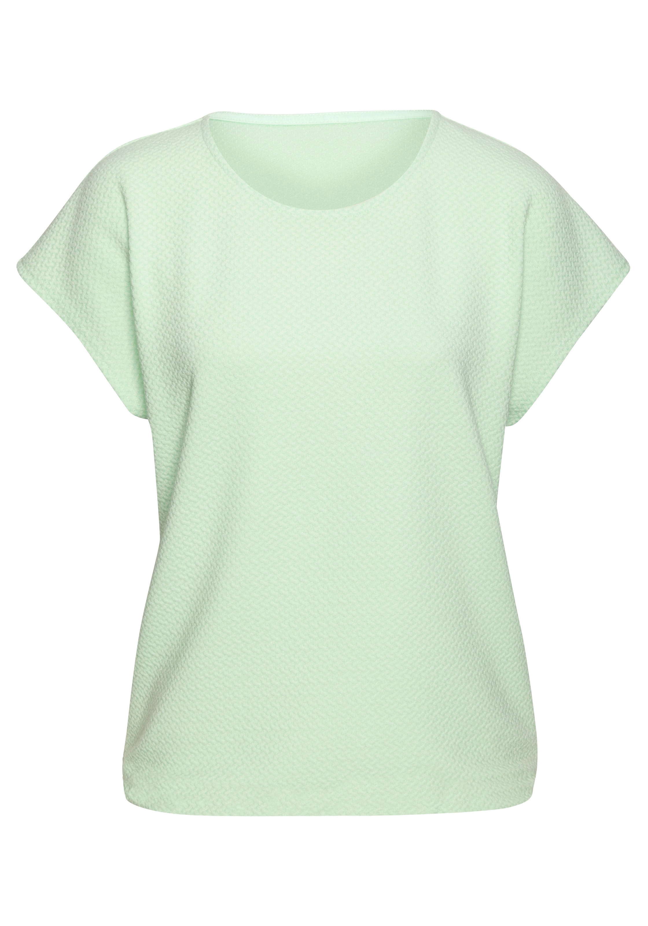 Vivance Kurzarmshirt »aus bügelfreier Strukturqualität im 2er Pack« Packung,  mit Viskose