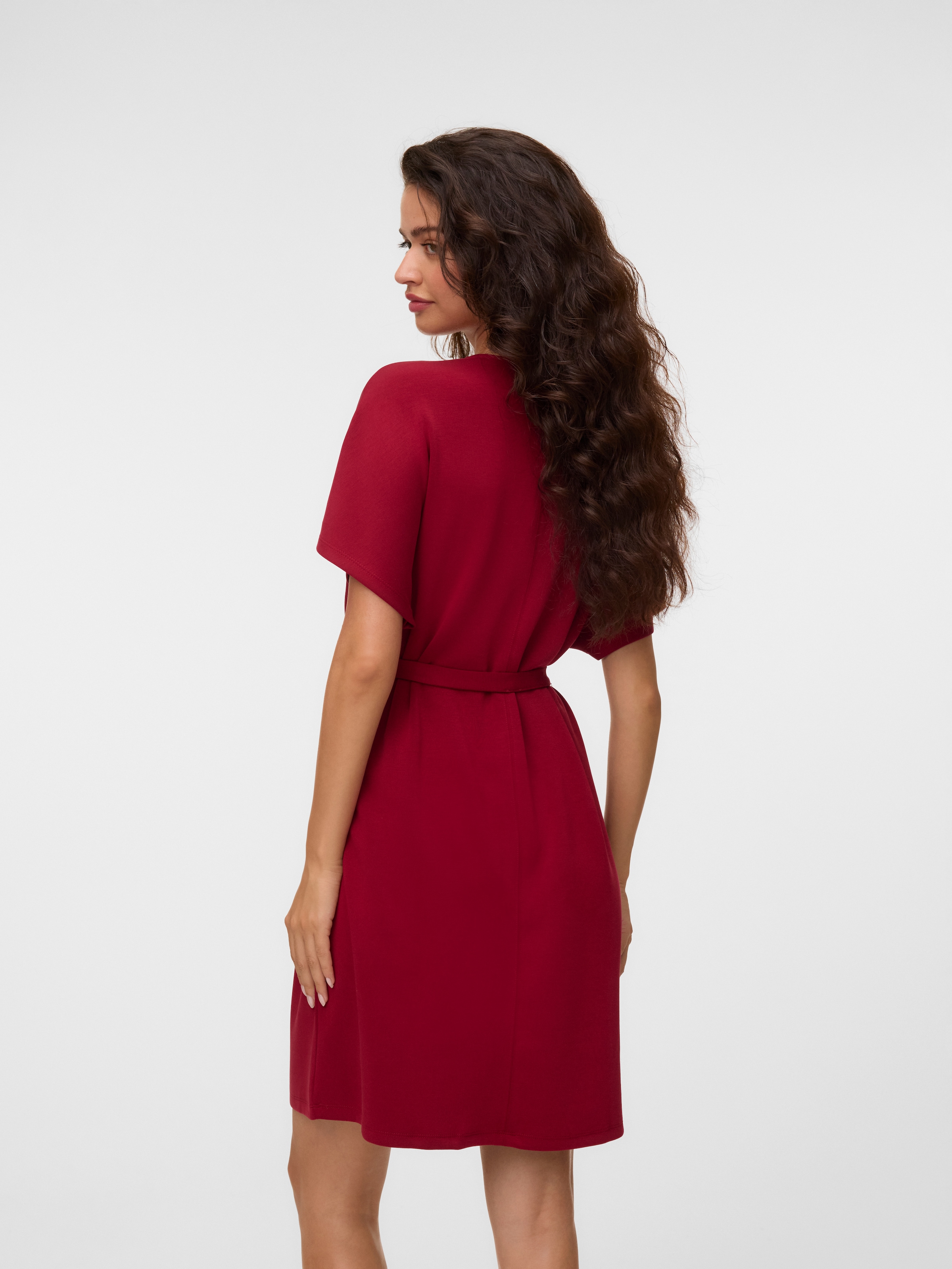 Vero Moda Mini-robe »VMELLA 2/4 SHORT DRESS JRS« mélange viscose, coupe régulière