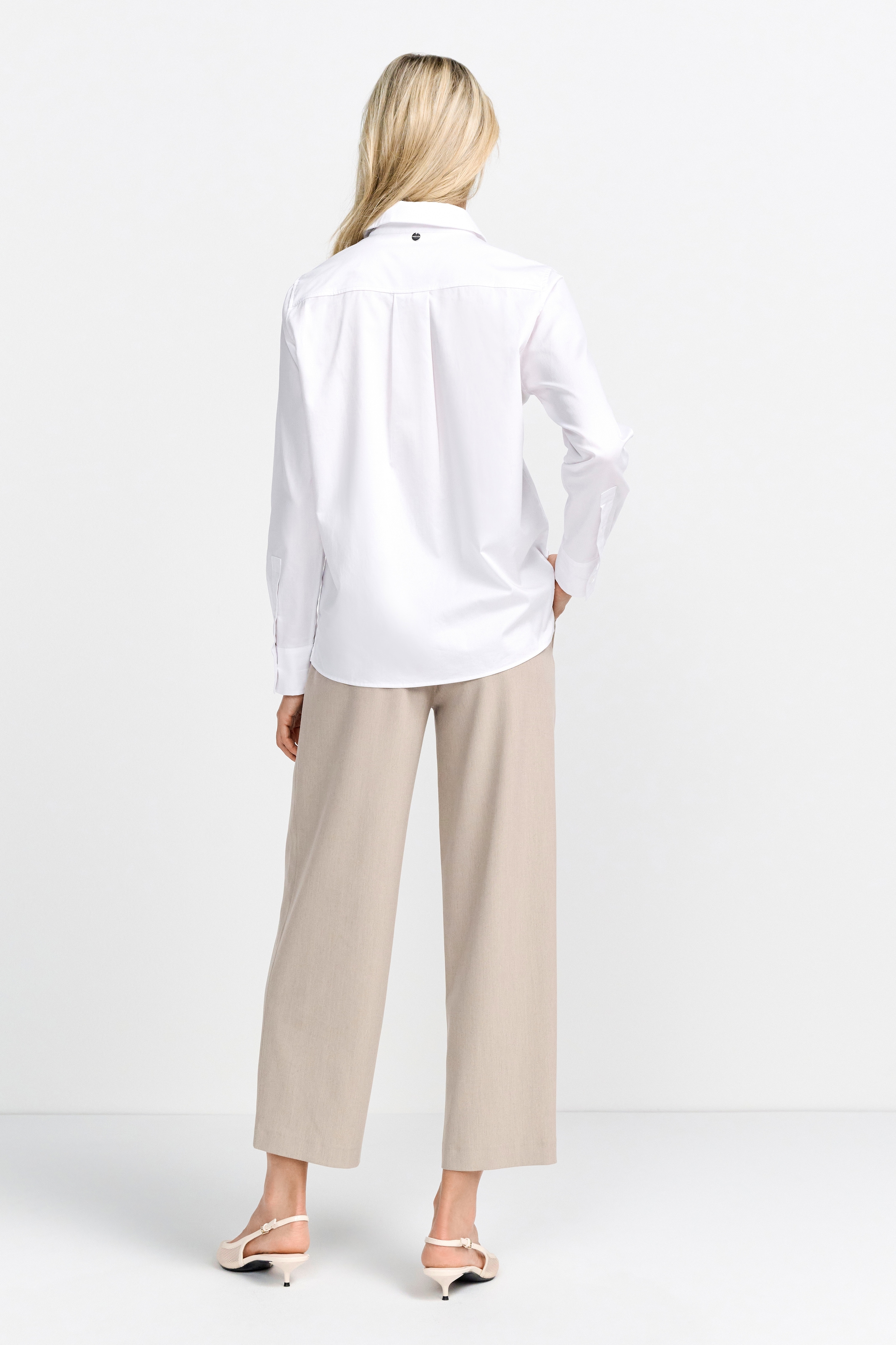 RICHROYAL Klassische Bluse Mit Markenlabel am Rücken