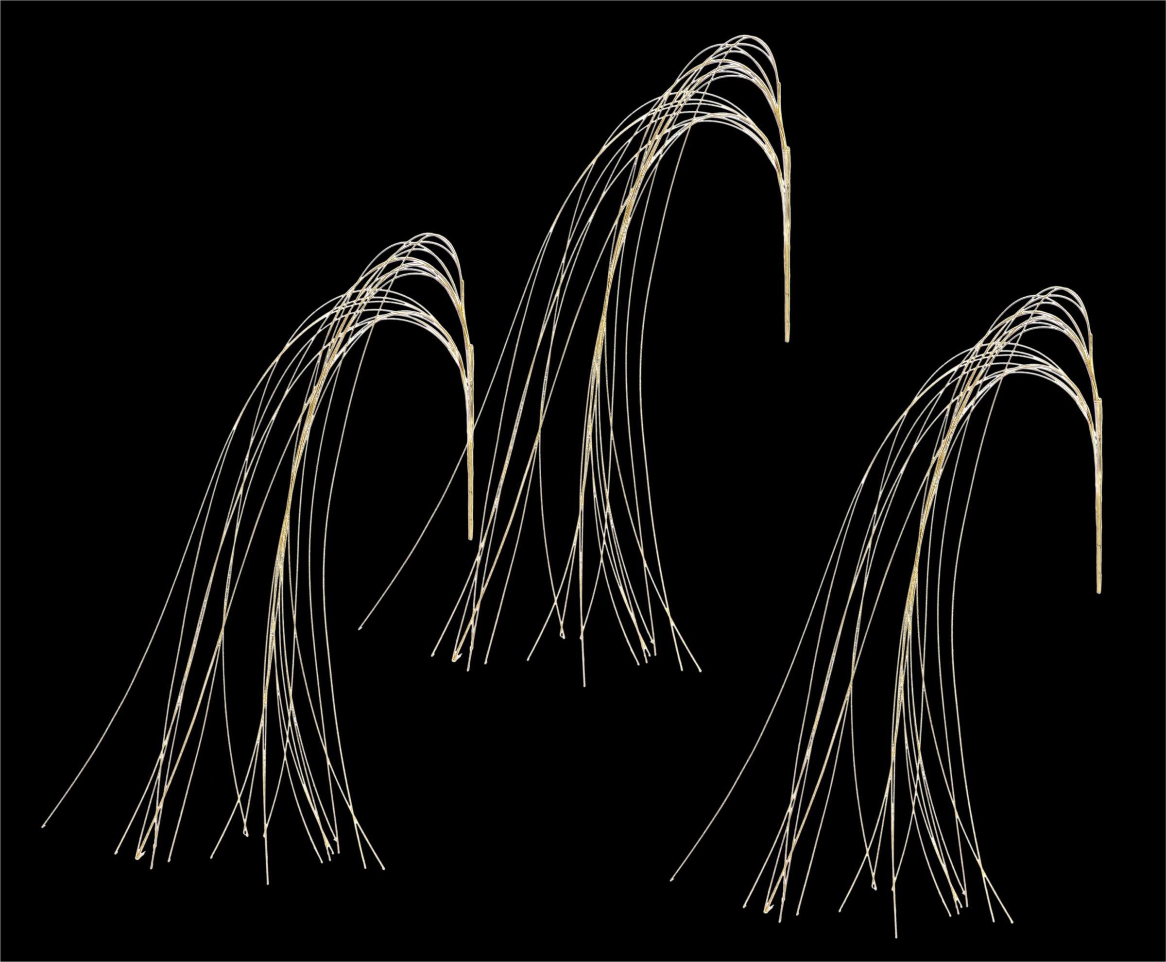 I.GE.A. Kunstblume »Graszweig« Dekozweig, 2er Set