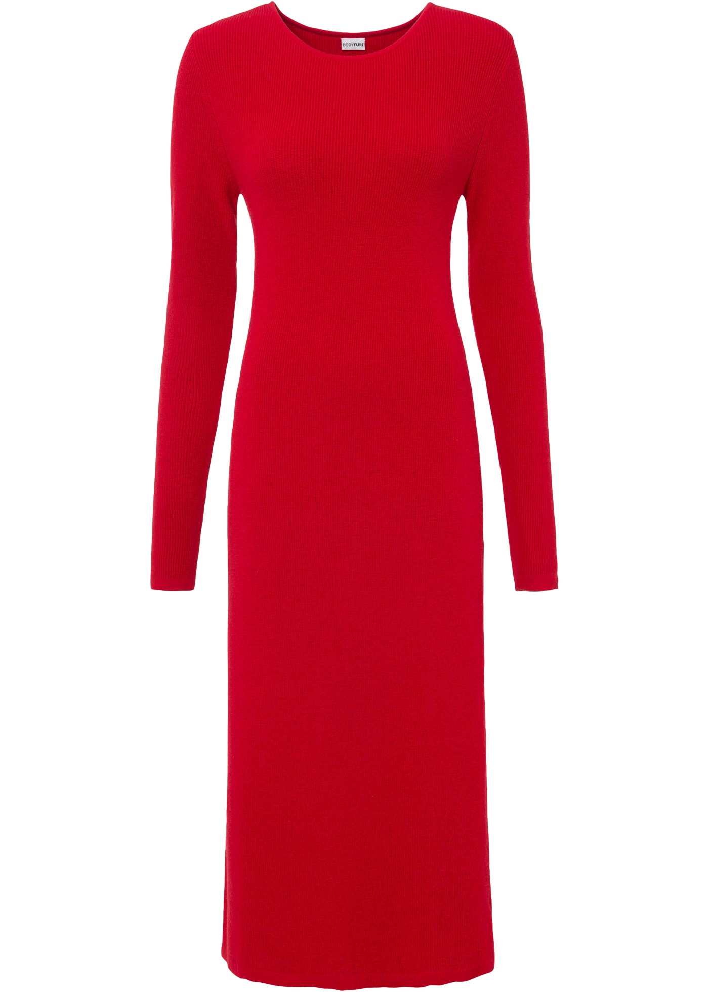 bonprix Strickkleid für modischen Auftritt, aus Viskose, Polyamid und Polyester