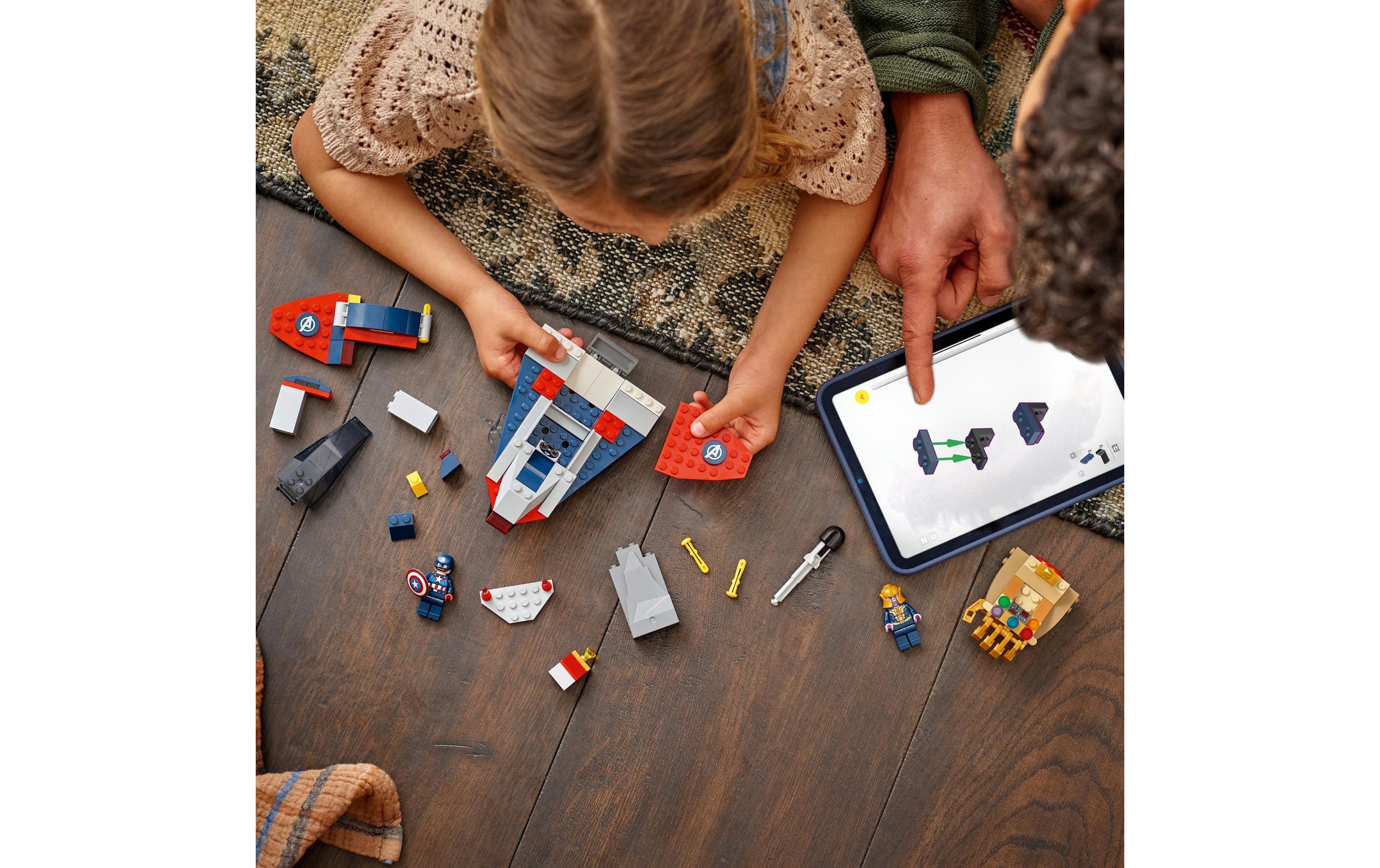 LEGO® Spielbausteine »LEGO® Marvel Captain America vs. Thanos 76319«