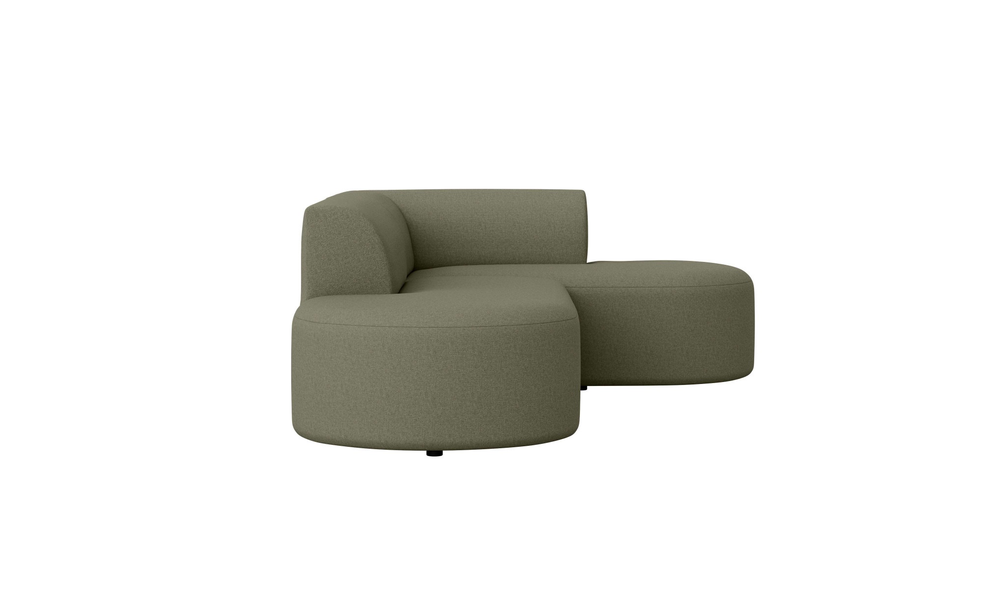 GOODproduct Canapé d'angle »Ecksofa Tvinne mit Ottomane links oder rechts bestellbar« L-Form, mit Wellenunterfederung, BxTxH 260x170x73 cm