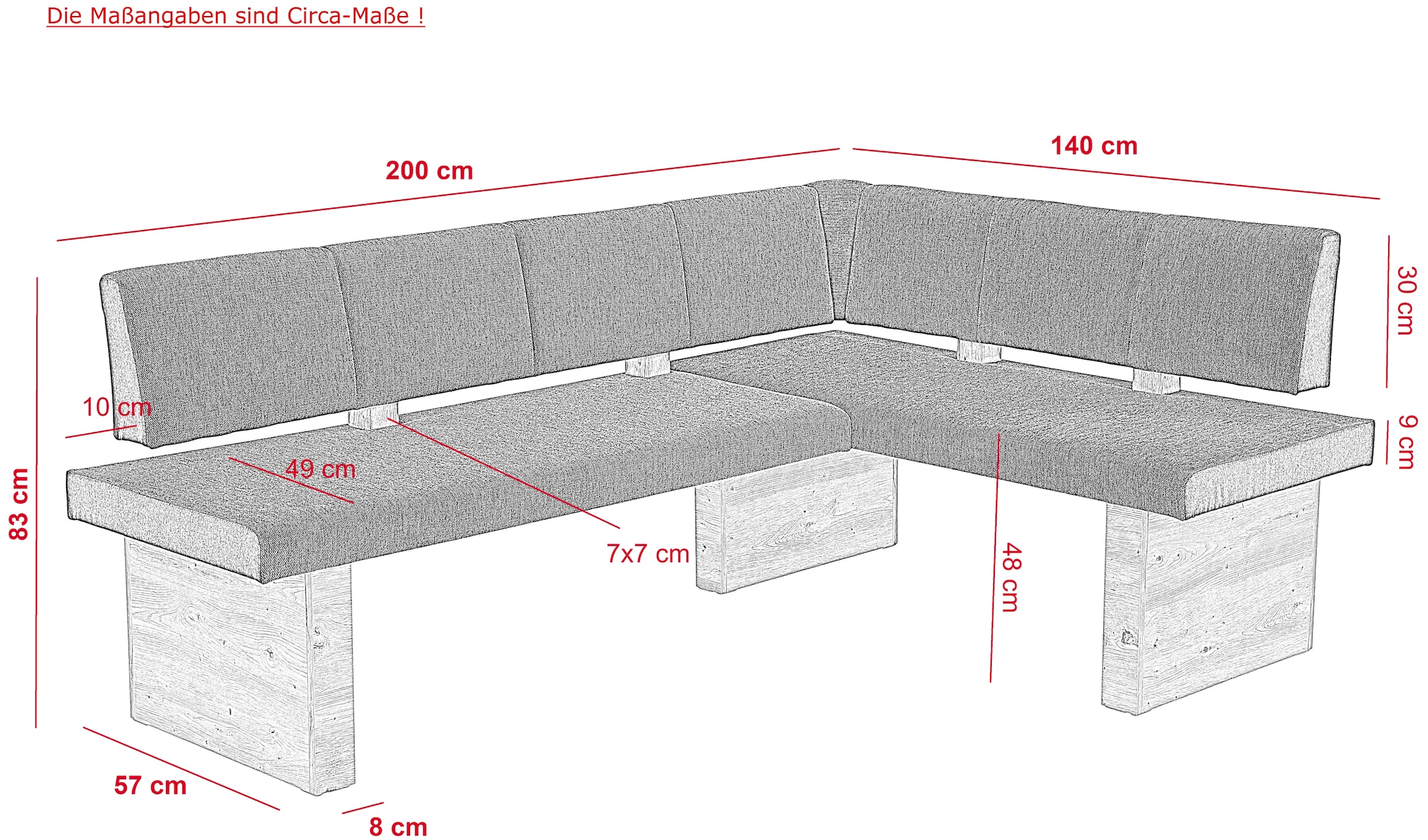 HELA Essgruppe »BERKEL« 4 Stk. tlg. Synchronauszug;Säulentisch;beidseitig montierbar;Schwinger