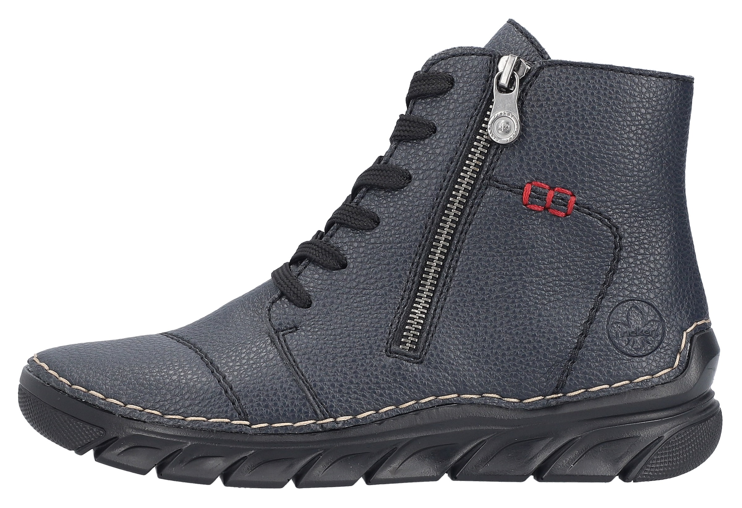 Rieker Schnürboots  Schnürstiefelette, Casual-Boots mit weicher Innensohle
