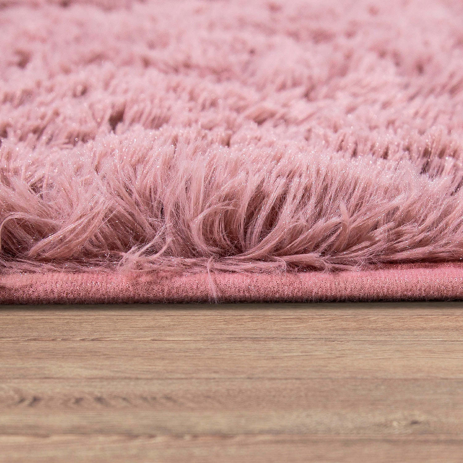Paco Home Tapis à poils longs »Silky 591« Rectangulaire 37 mm Höhe Uni-Farben, besonders weich und kuschelig