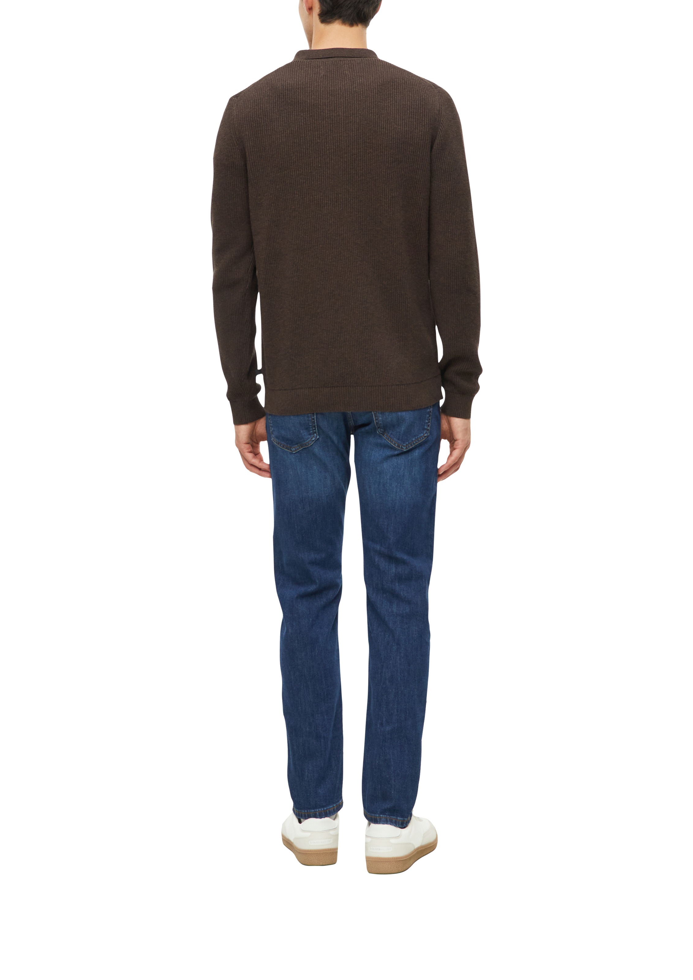 s.Oliver Pull en tricot Pull d'hiver style tricot et col chemise
