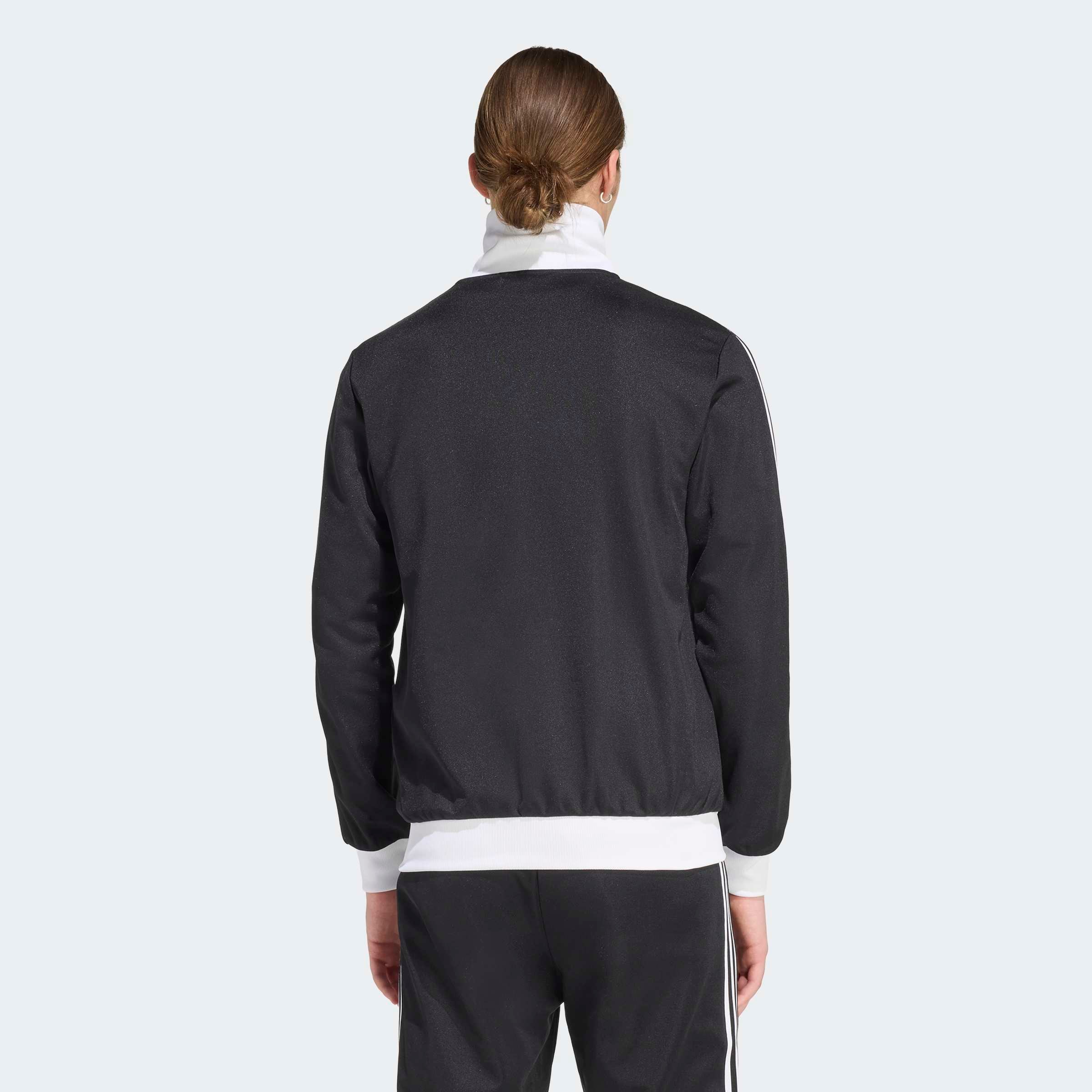 adidas Originals Trainingsjacke »BECKENBAUER TT« mit Rundhalsausschnitt, aus Baumwolle und Polyester, in normaler Länge